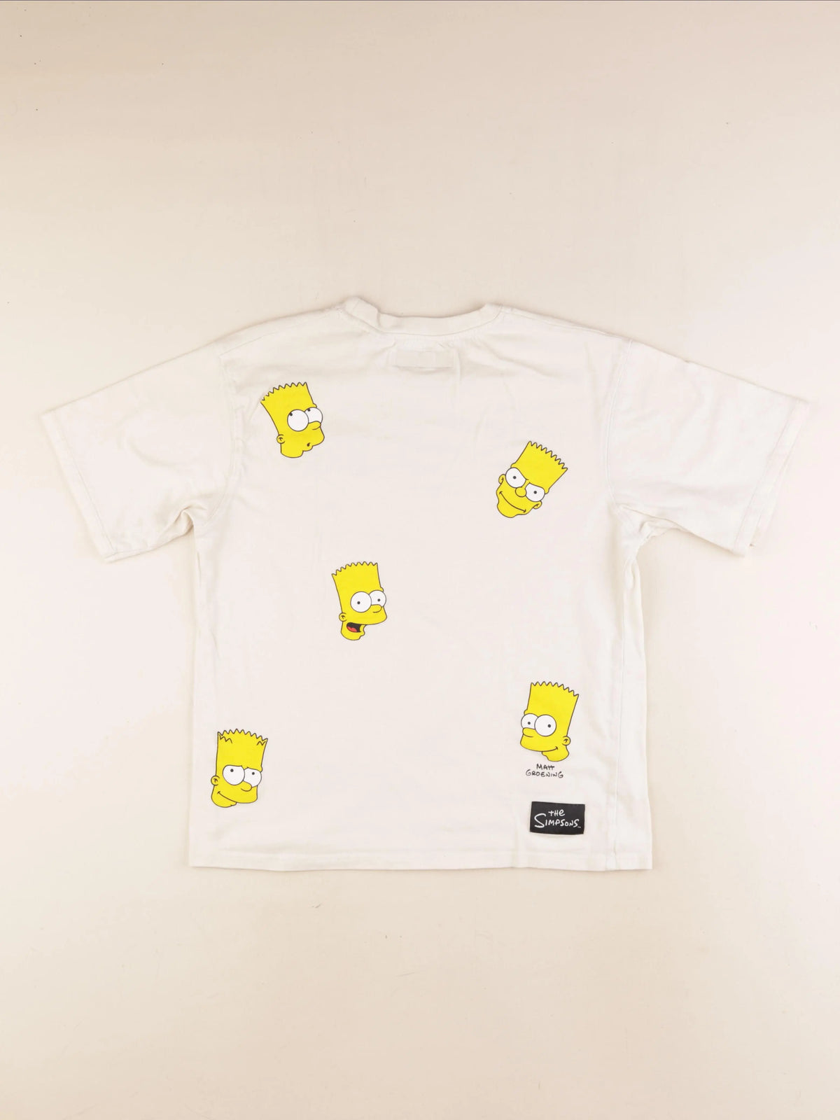 Zara - tee-shirt imprimé au dos beige - 11/12 ans