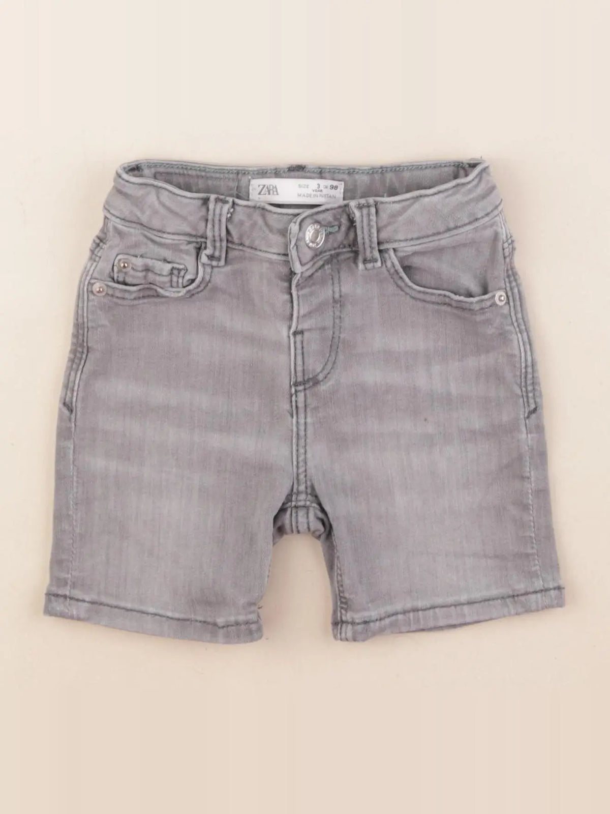 Zara - short gris - 3 ans