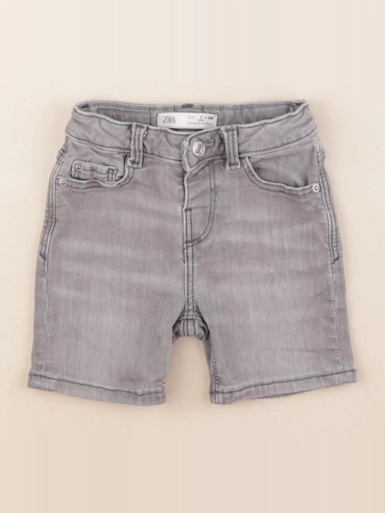 Zara - short gris - 3 ans