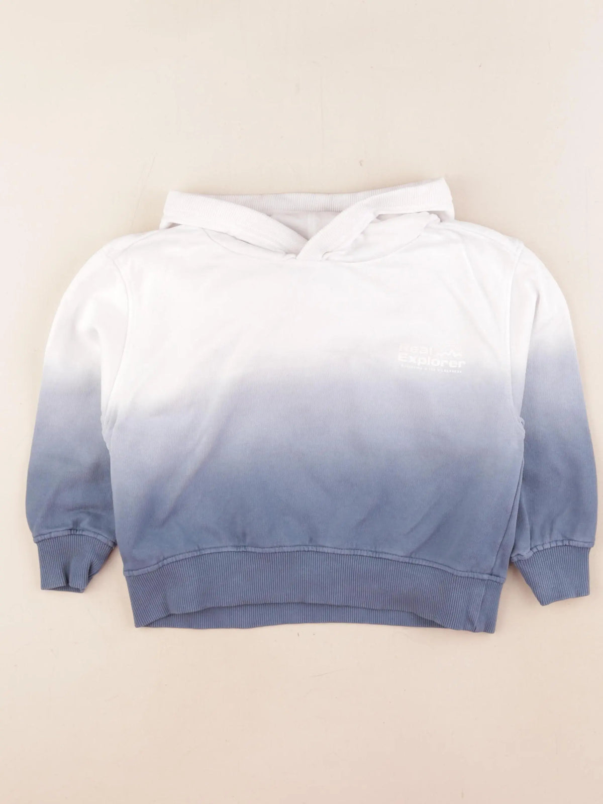 Tape à l'oeil - sweat imprimé au dos bleu, blanc - 2/3 ans