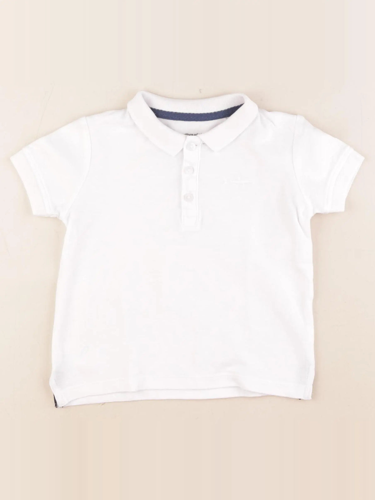 Vertbaudet - polo blanc - 3 ans