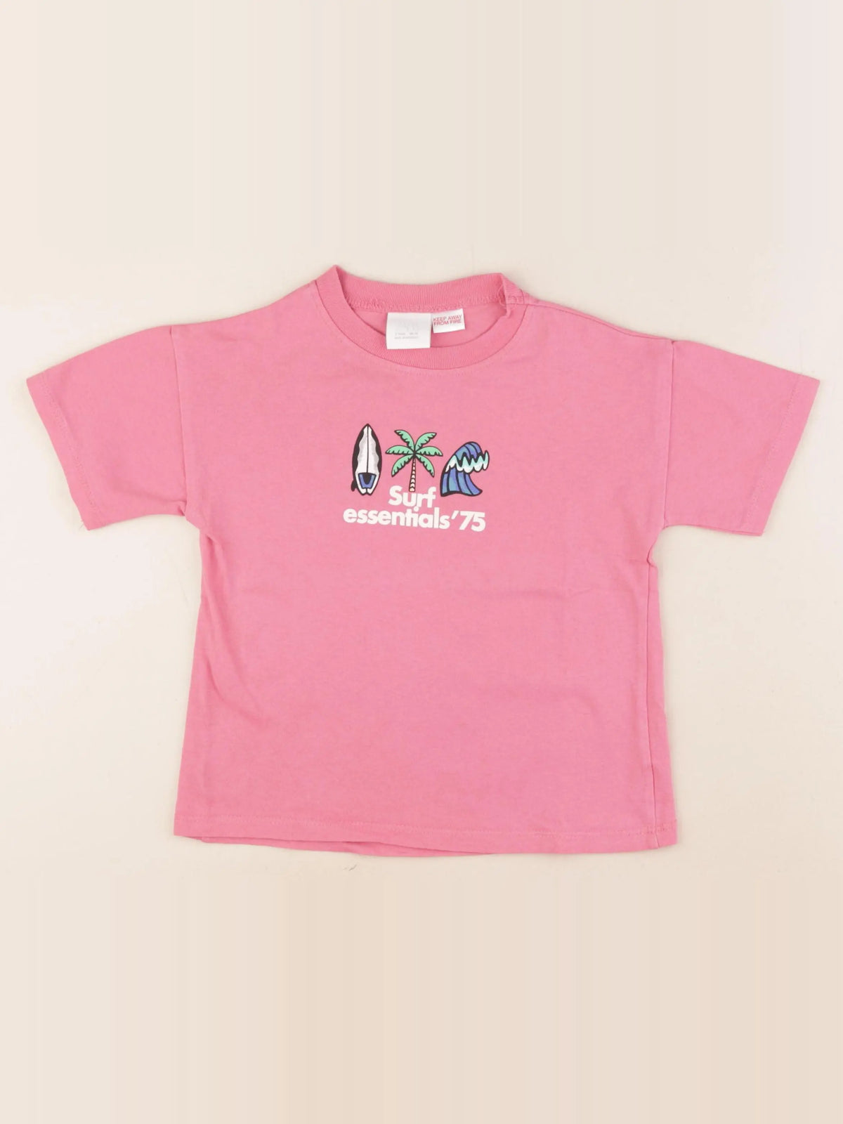 Zara - tee-shirt imprimé au dos rose - 3 ans