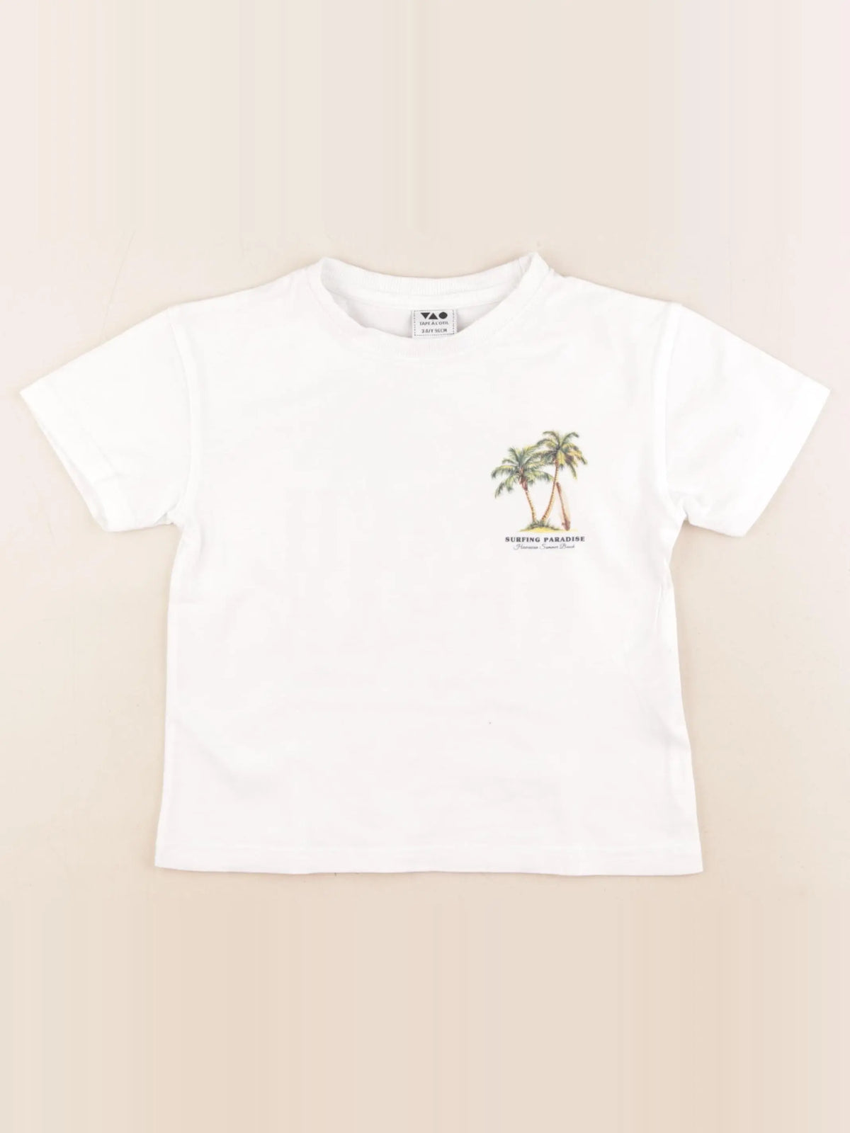 Tape à l'oeil - tee-shirt imprimé au dos blanc - 3 ans