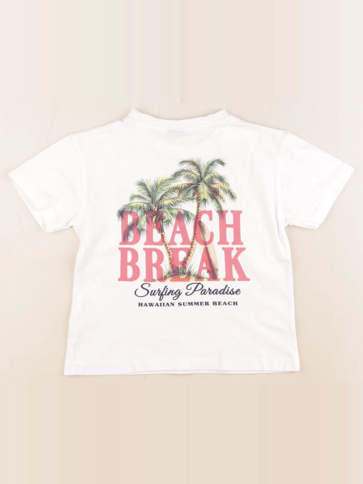 Tape à l'oeil - tee-shirt imprimé au dos blanc - 3 ans