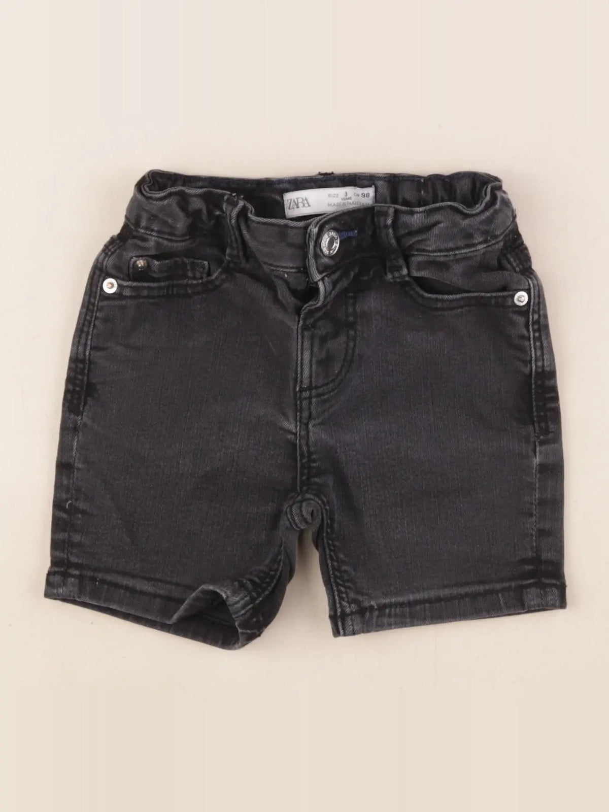 Zara - short noir - 3 ans