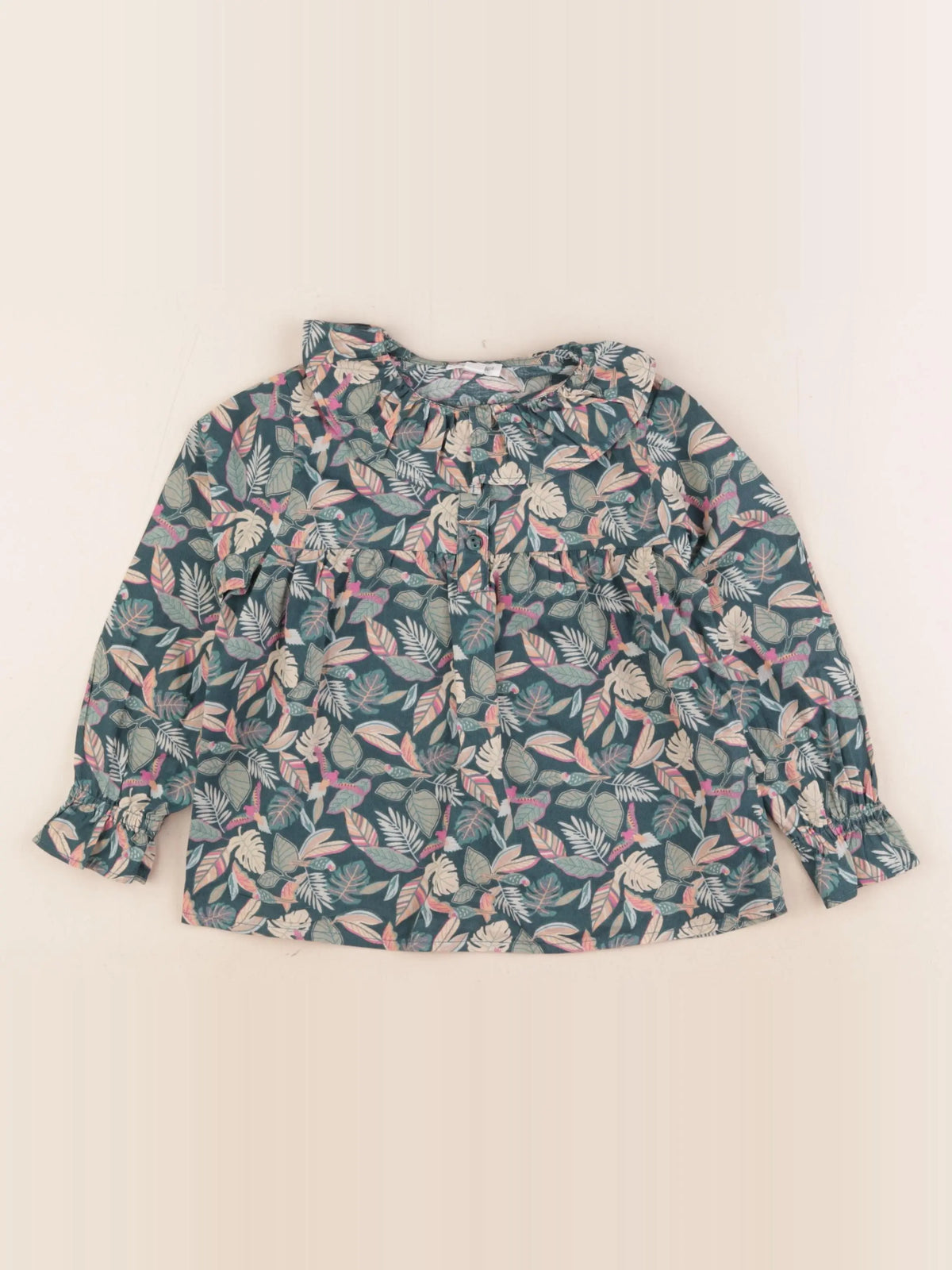 Vertbaudet - blouse vert - 4 ans
