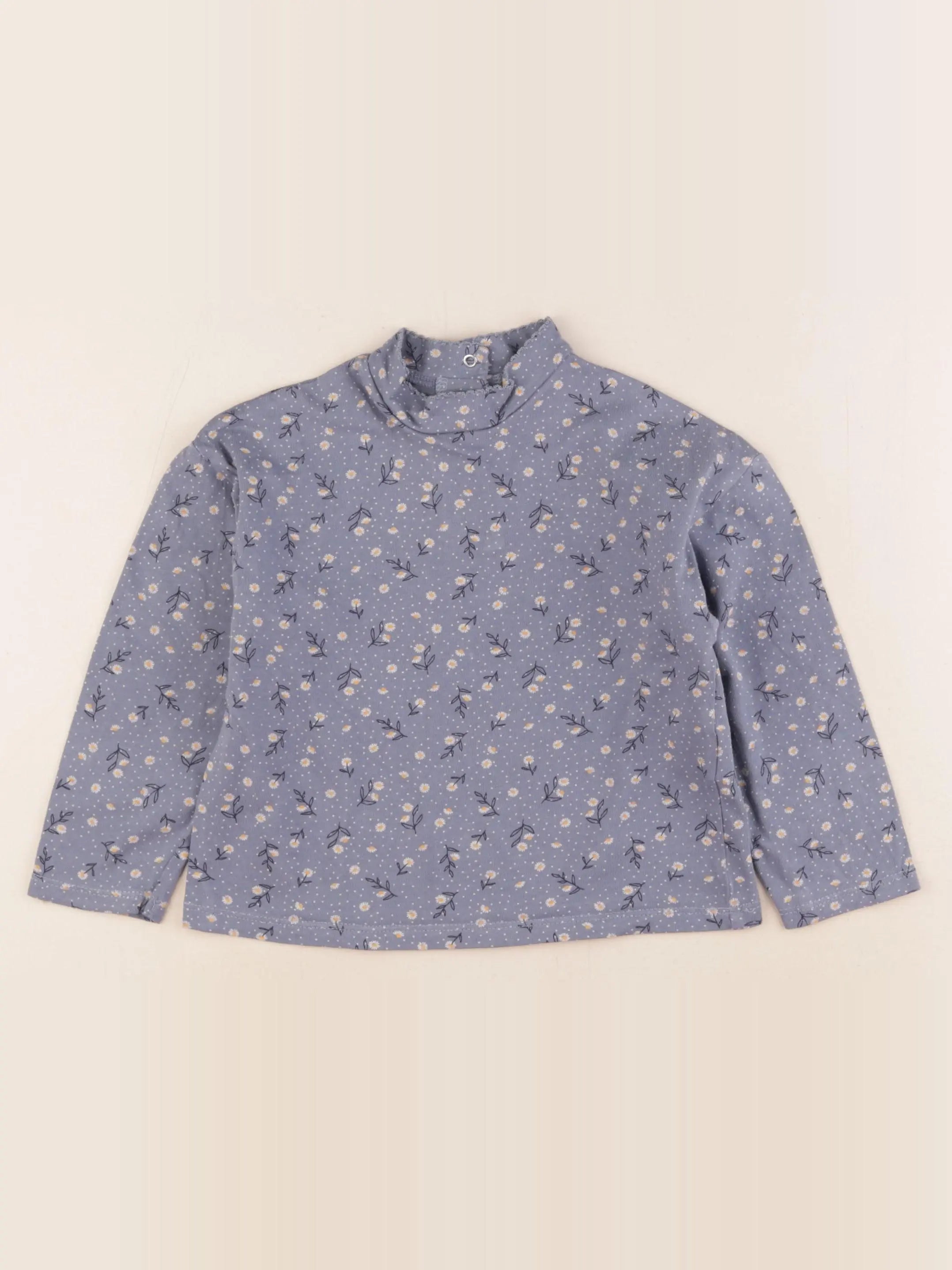 Vertbaudet - sous-pull bleu - 4 ans