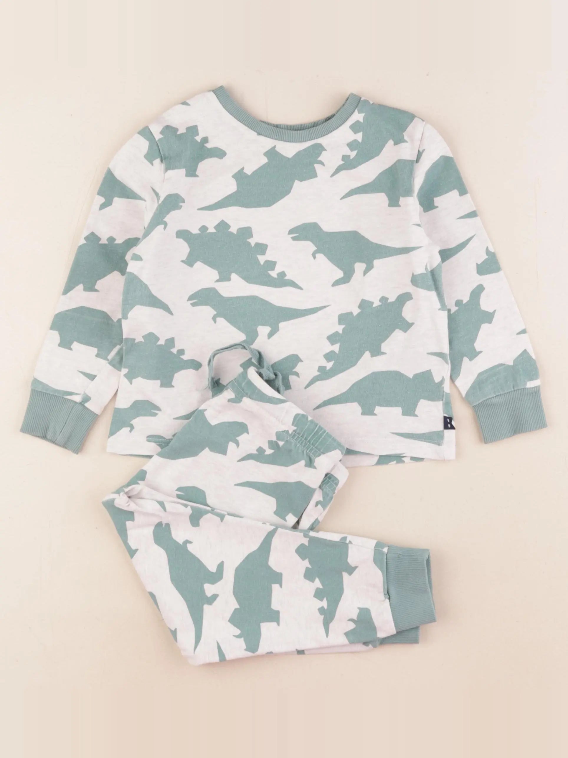 Okaidi - pyjama coton vert - 2 ans