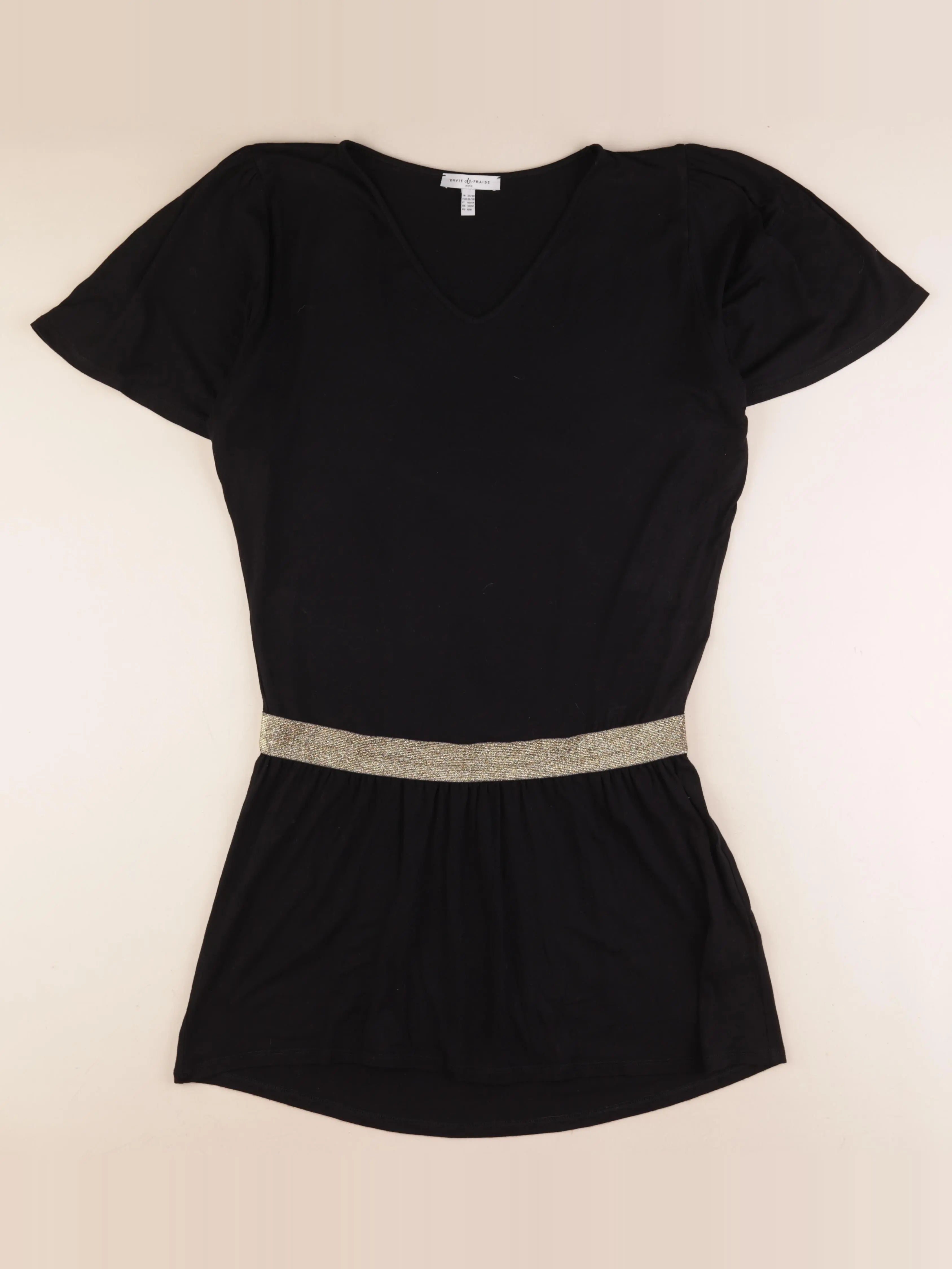 Vertbaudet - robe grossesse or, noir - 38 à 40