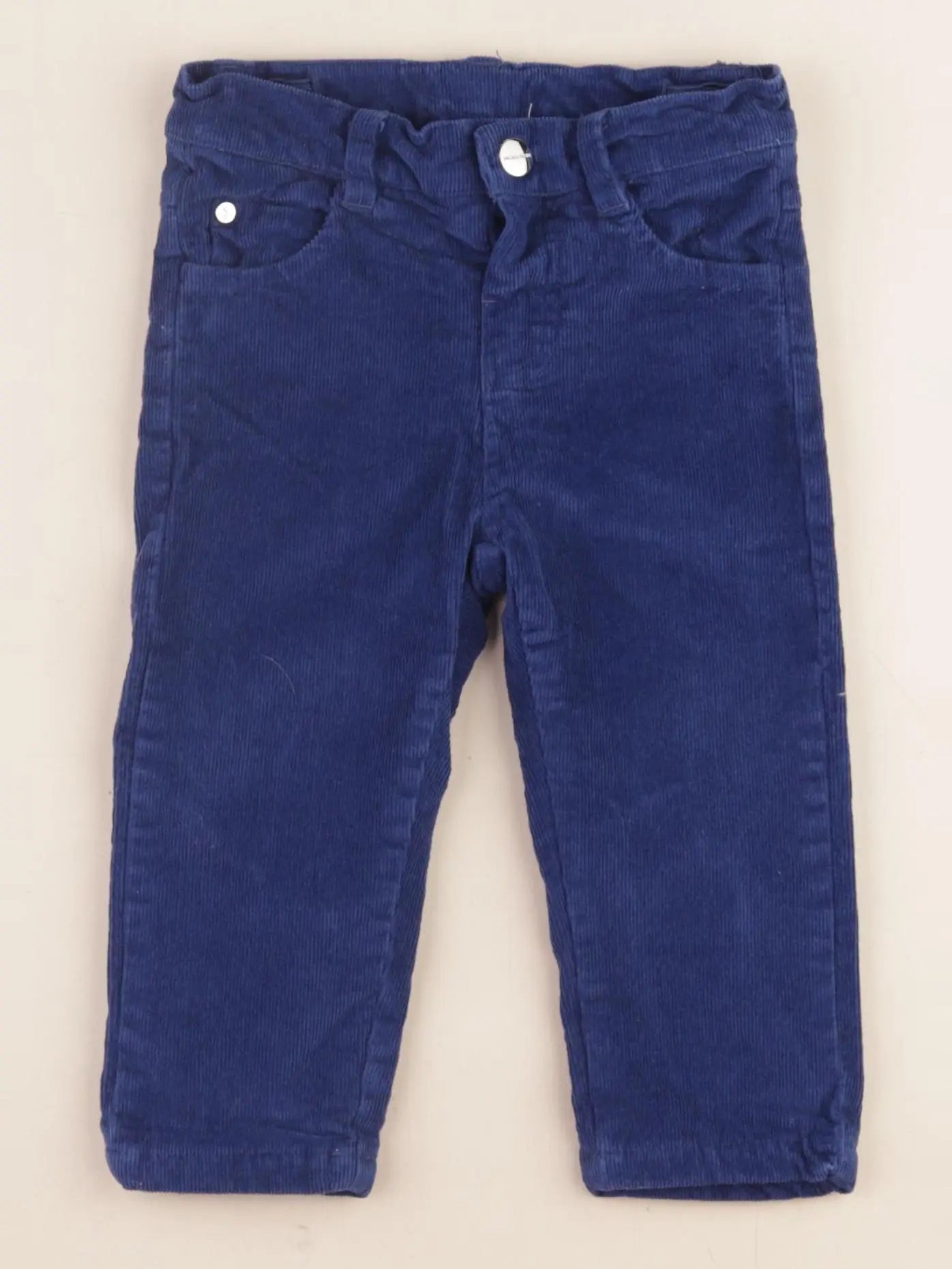 Jacadi - pantalon doublé bleu - 18 mois