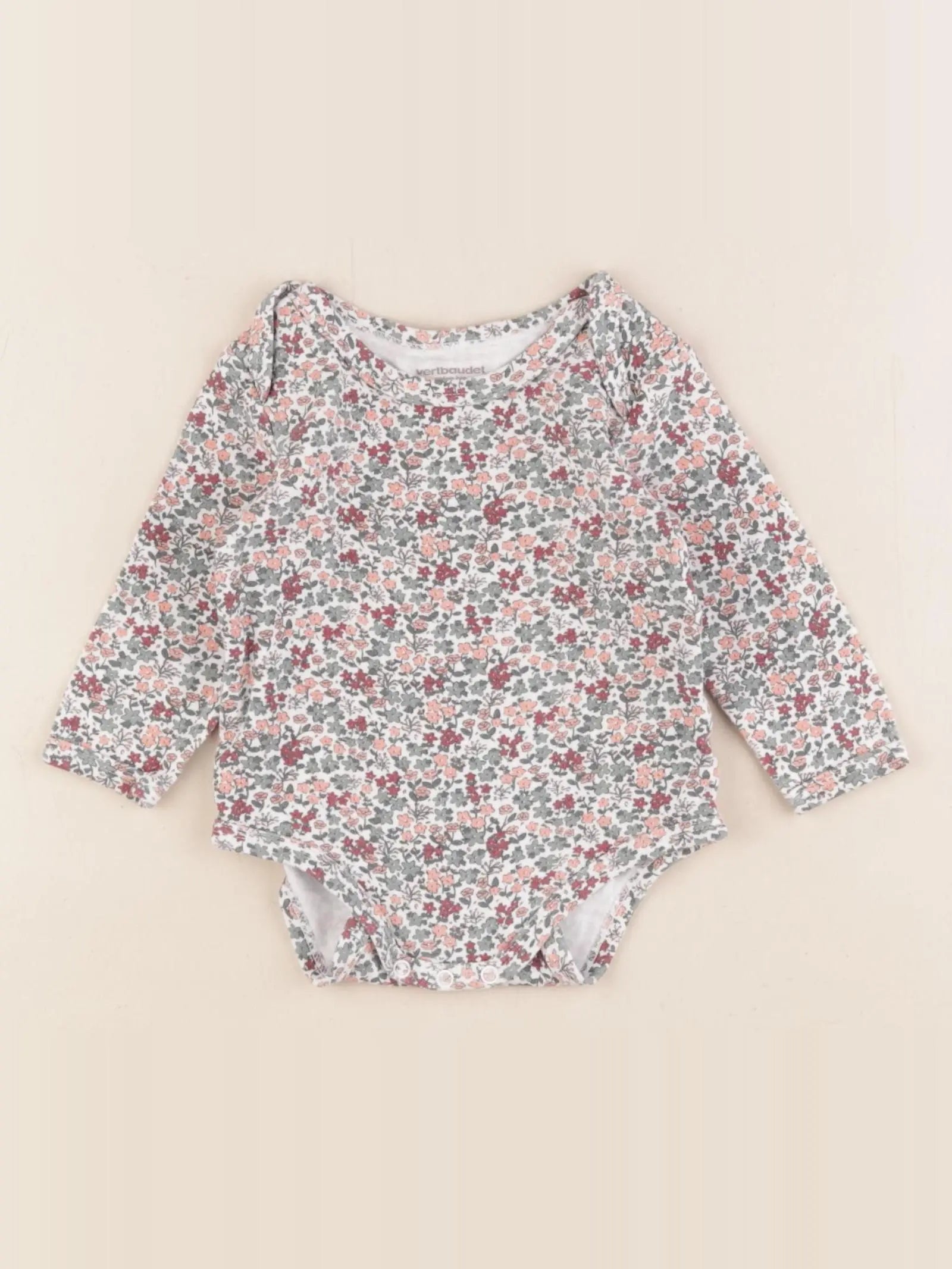 Vertbaudet - body multicolore - 9 mois