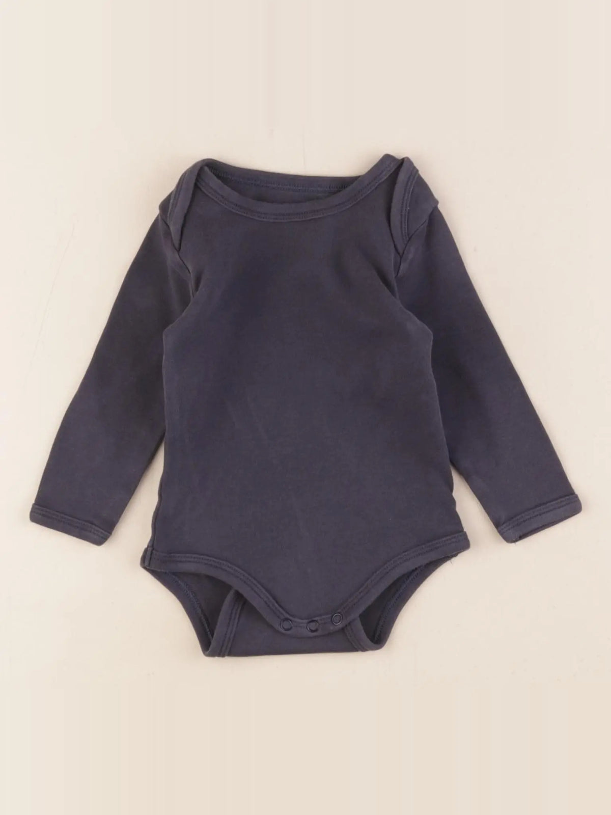 Vertbaudet - body taupe - 9 mois