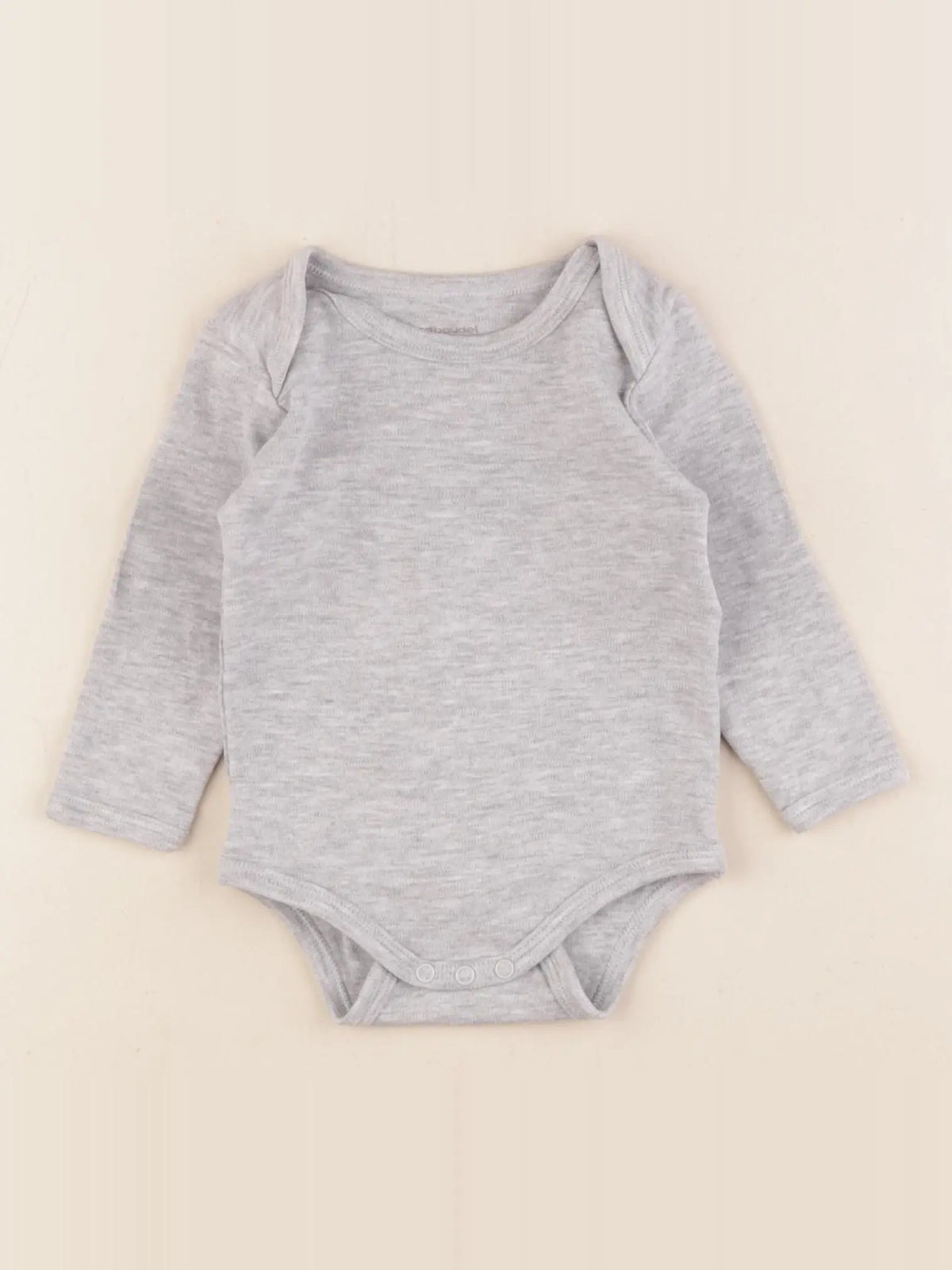 Vertbaudet - body gris - 9 mois