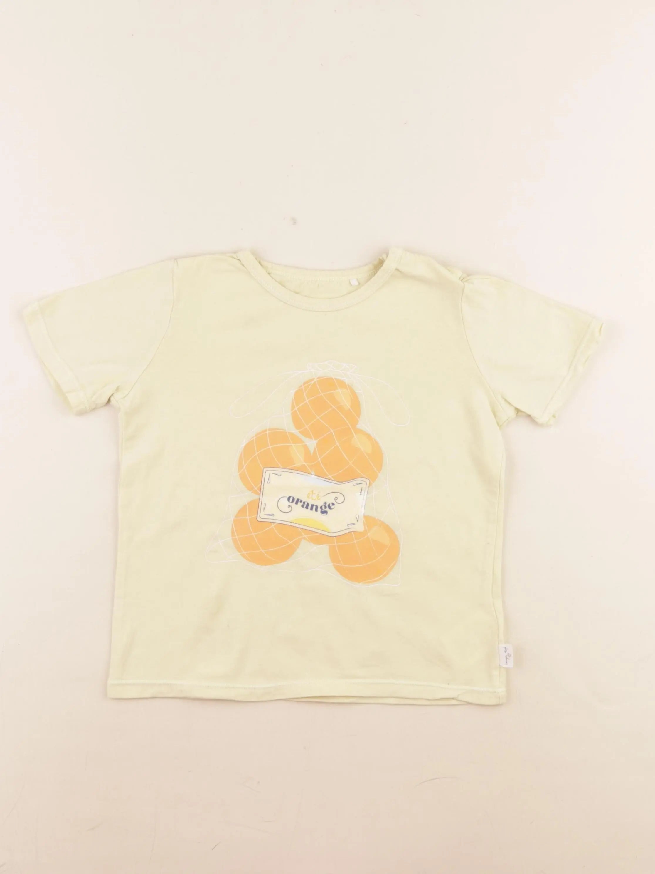 Konges slojd - tee-shirt jaune - 2 ans