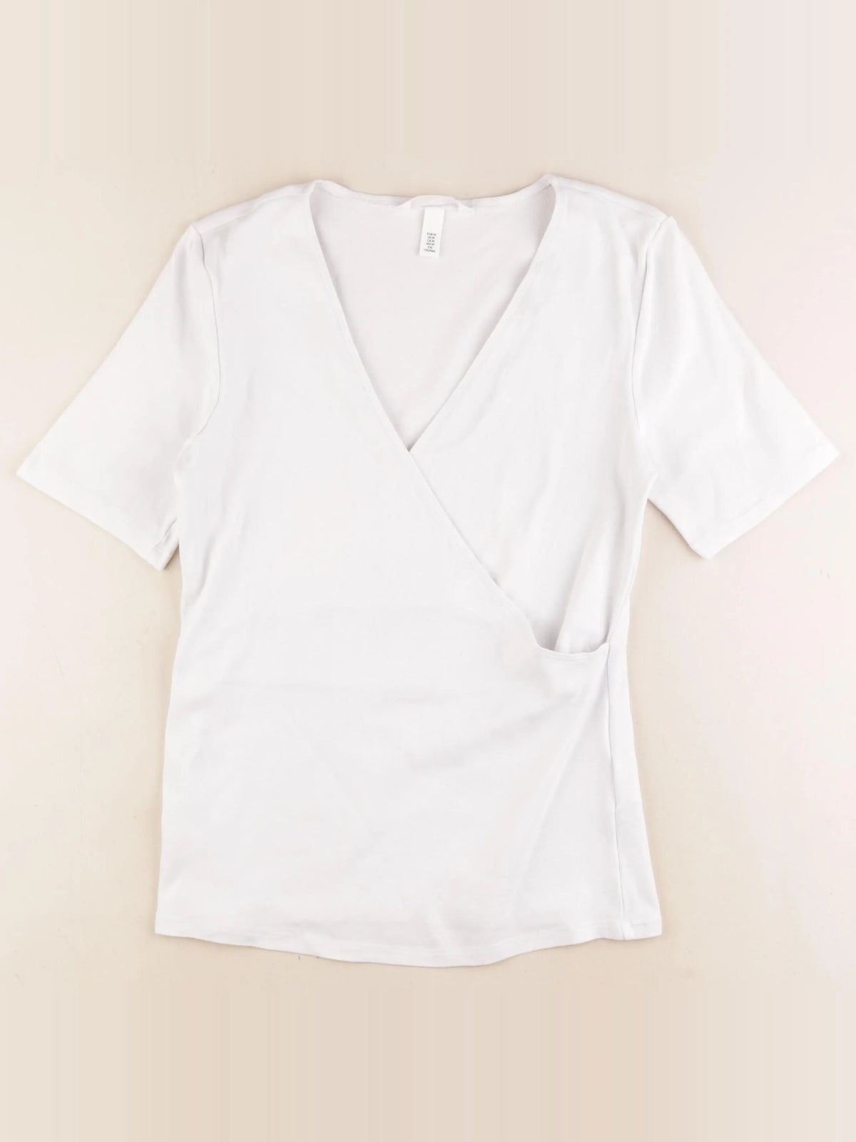 H&M - tee-shirt grossesse, allaitement blanc - m