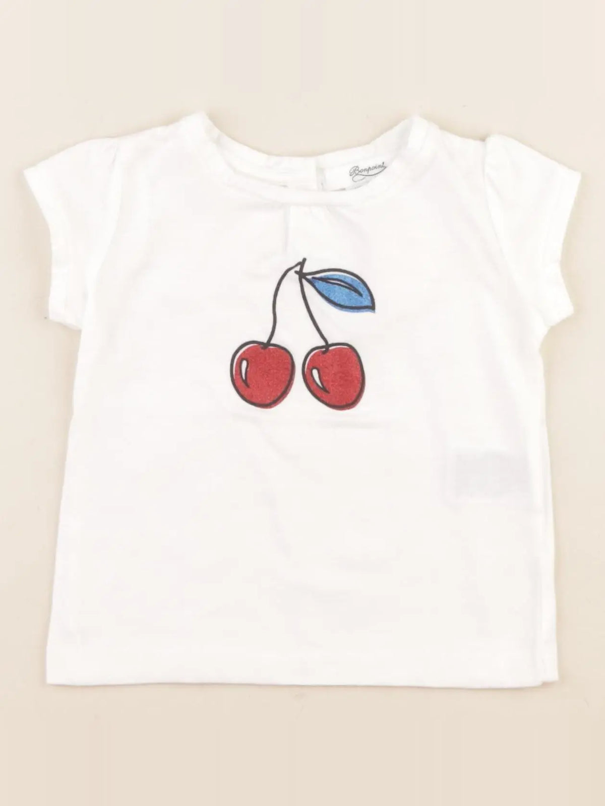 Bonpoint - tee-shirt blanc - 6 mois