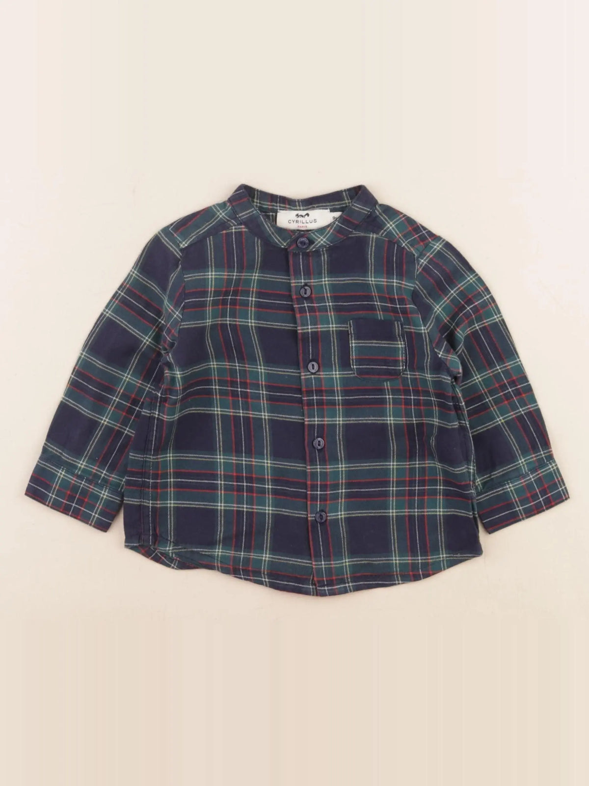 Cyrillus - chemise multicolore - 9 mois