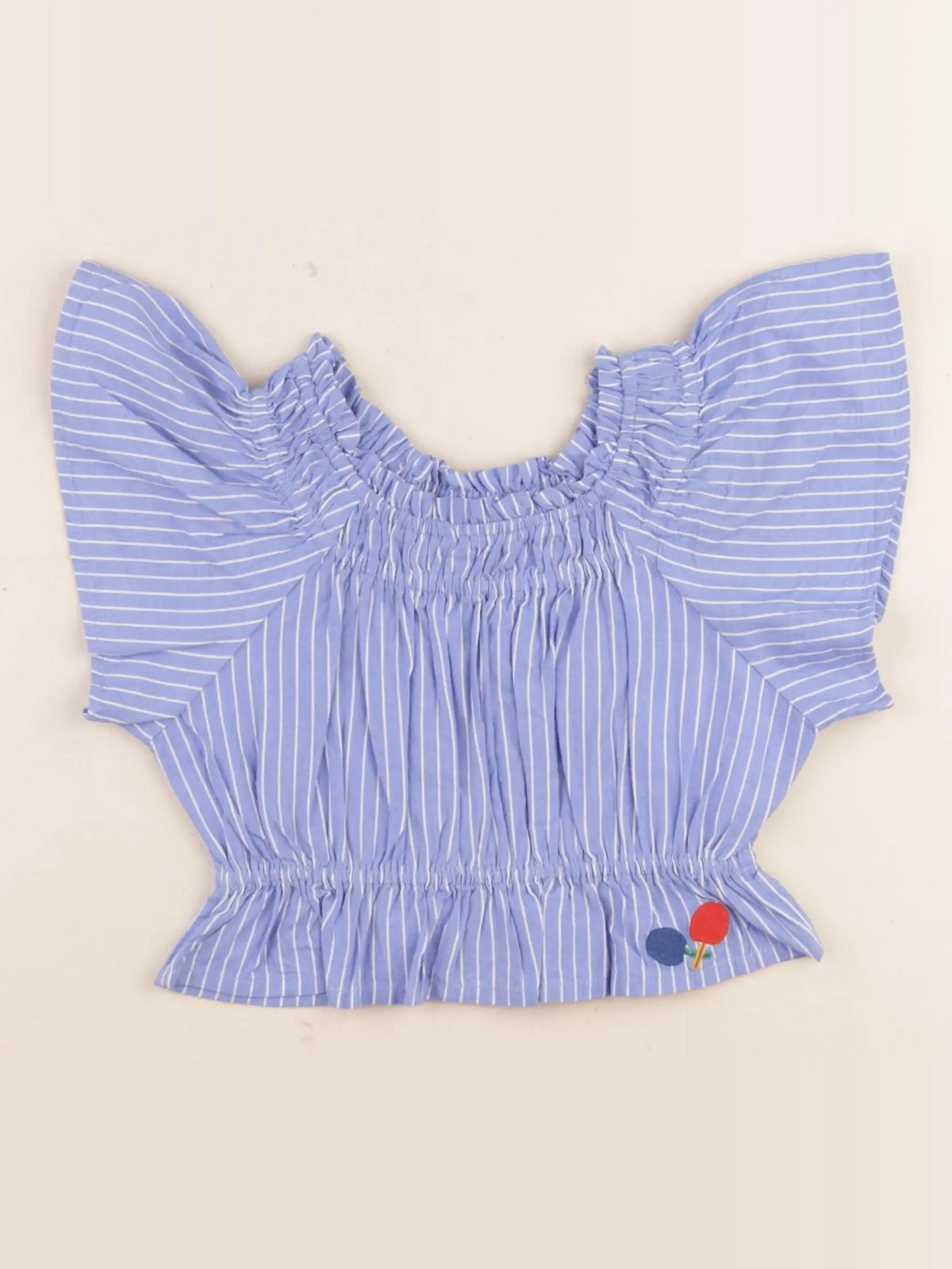Monoprix - blouse bleu - 4 ans