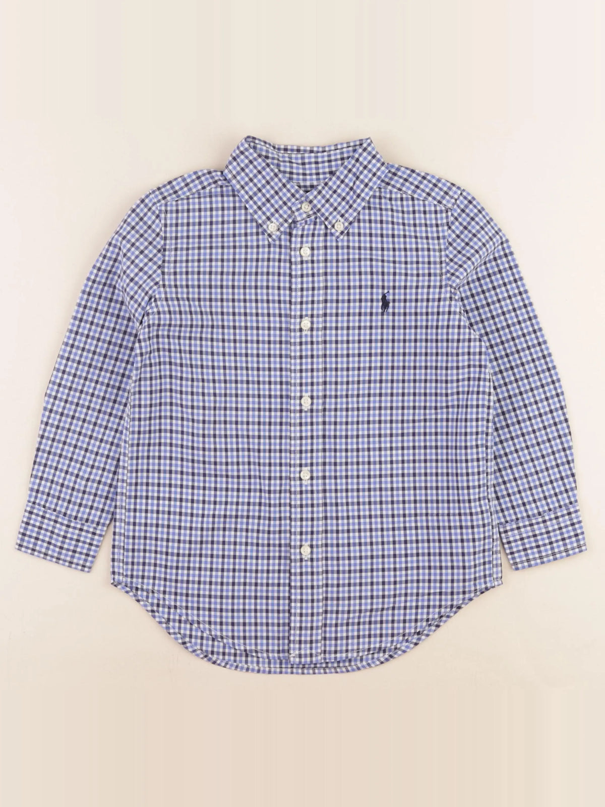 Ralph Lauren - chemise bleu - 4 ans