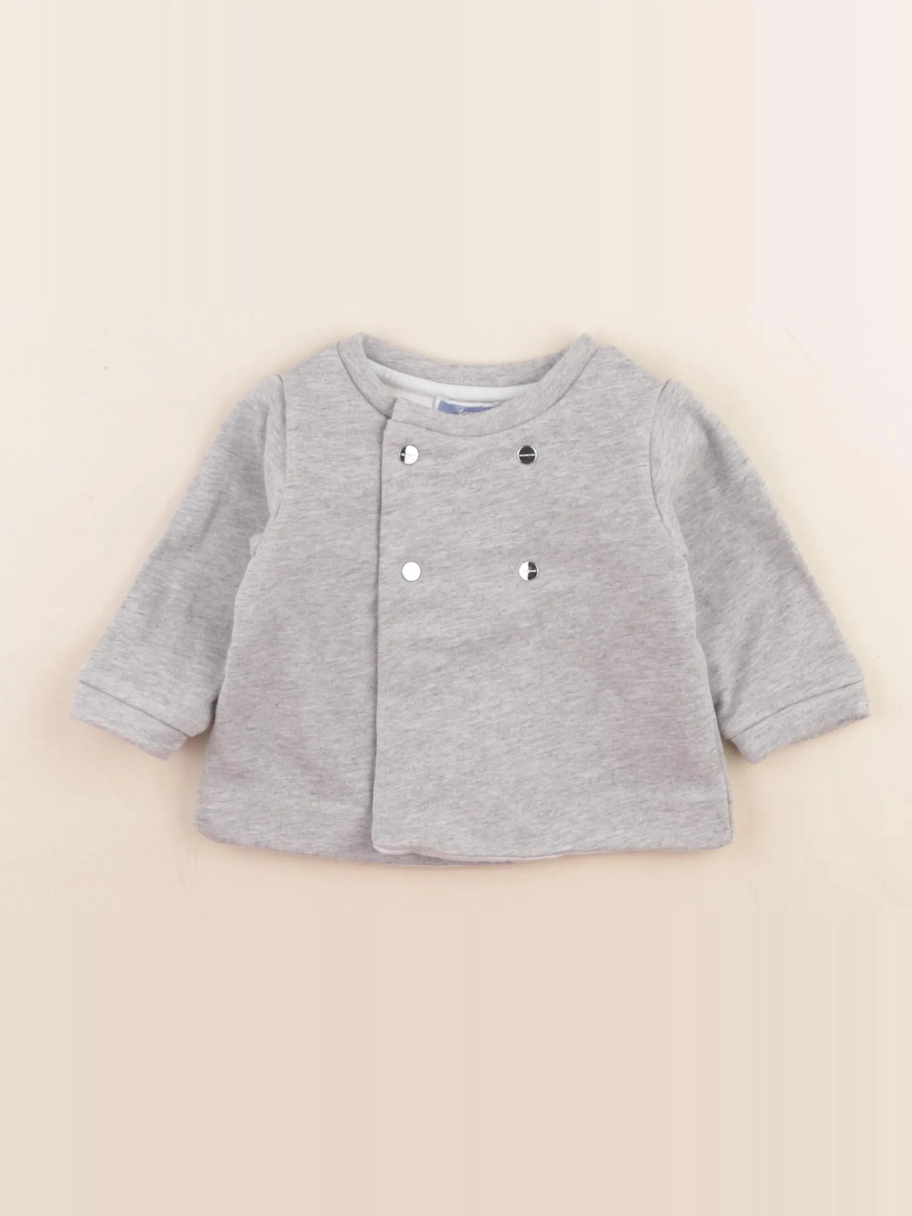 Jacadi - sweat gris - 6 mois