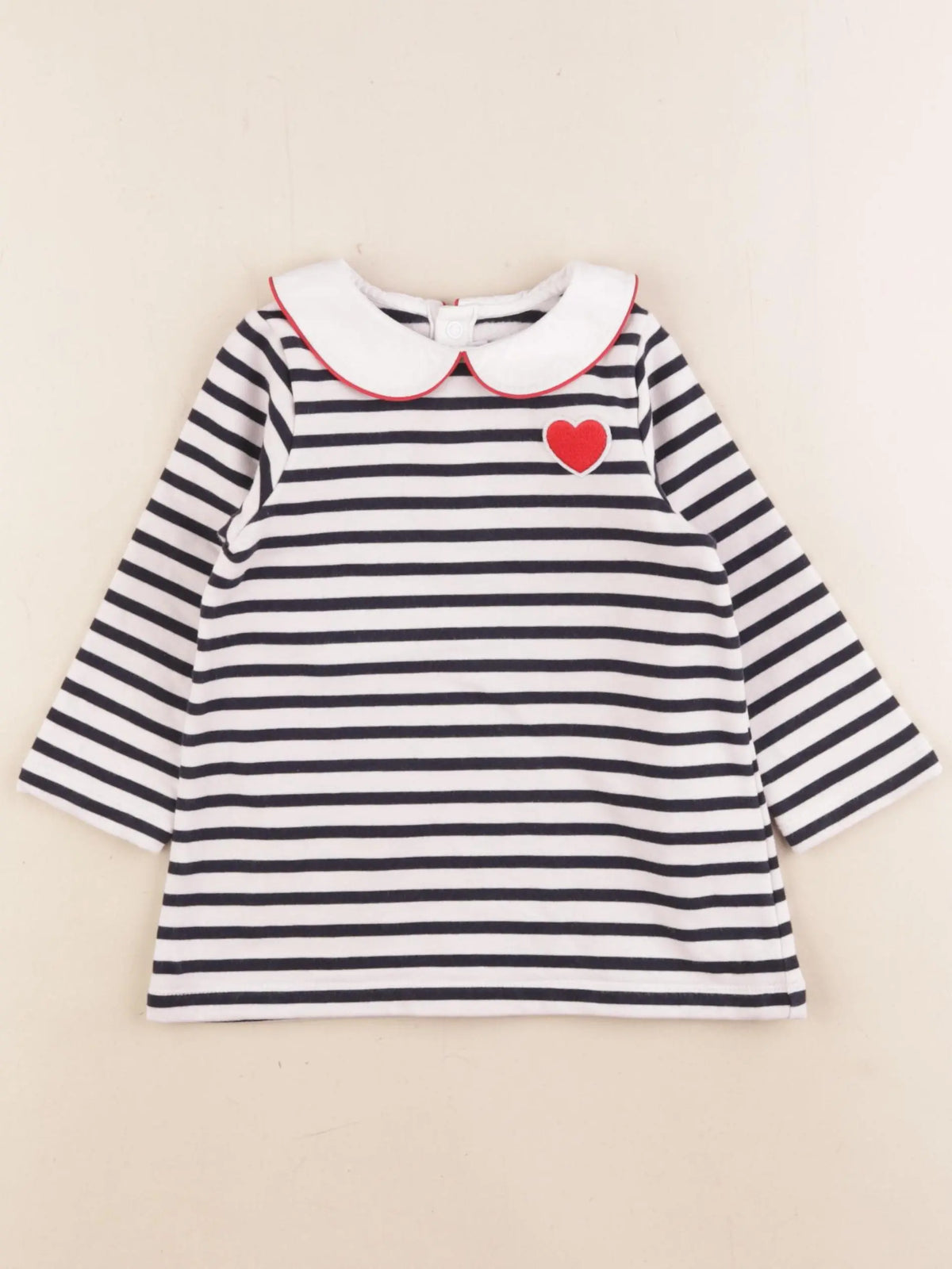 Jacadi - robe bleu, blanc - 18 mois