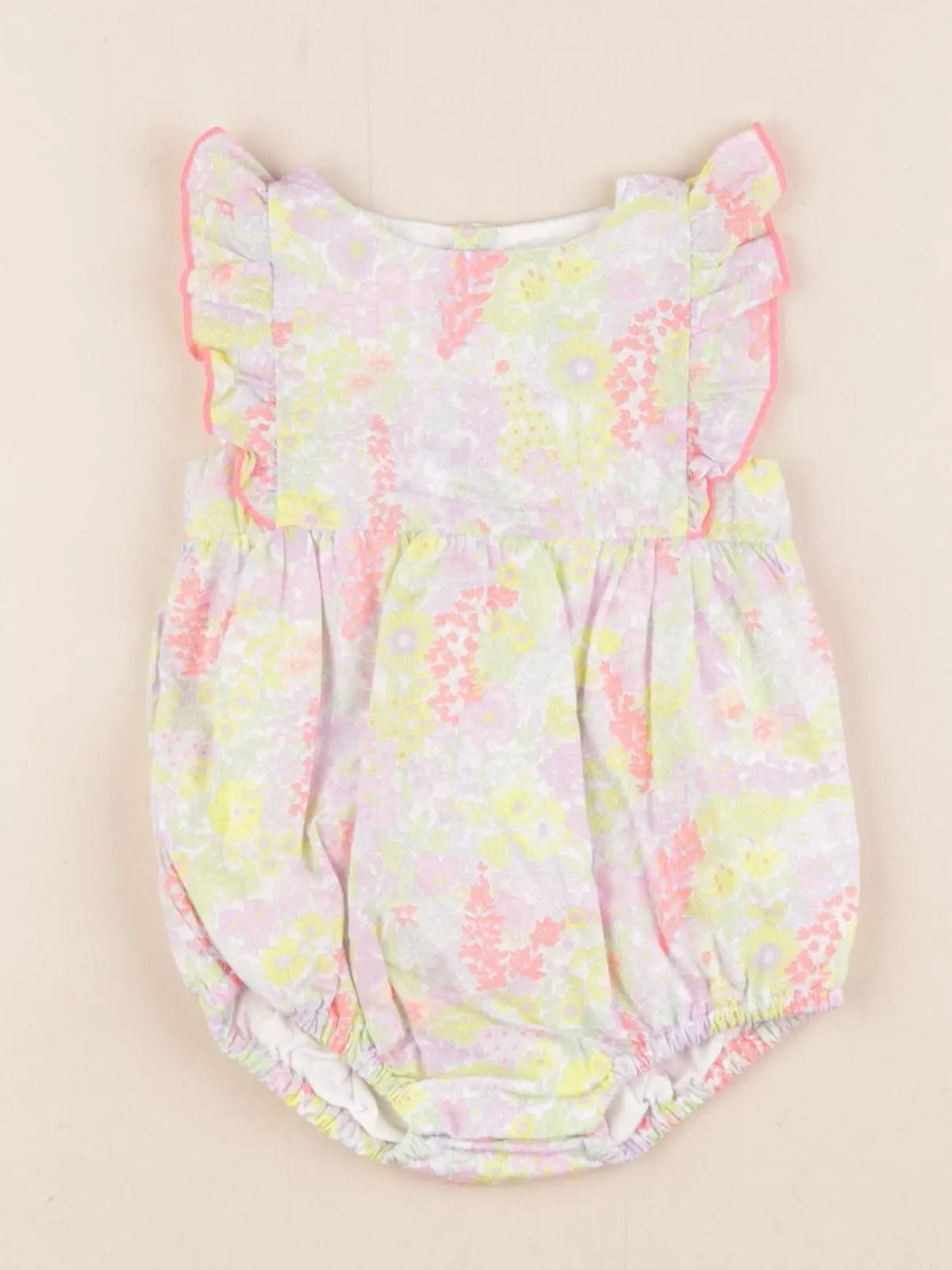 Jacadi - combinaison liberty multicolore - 3 mois