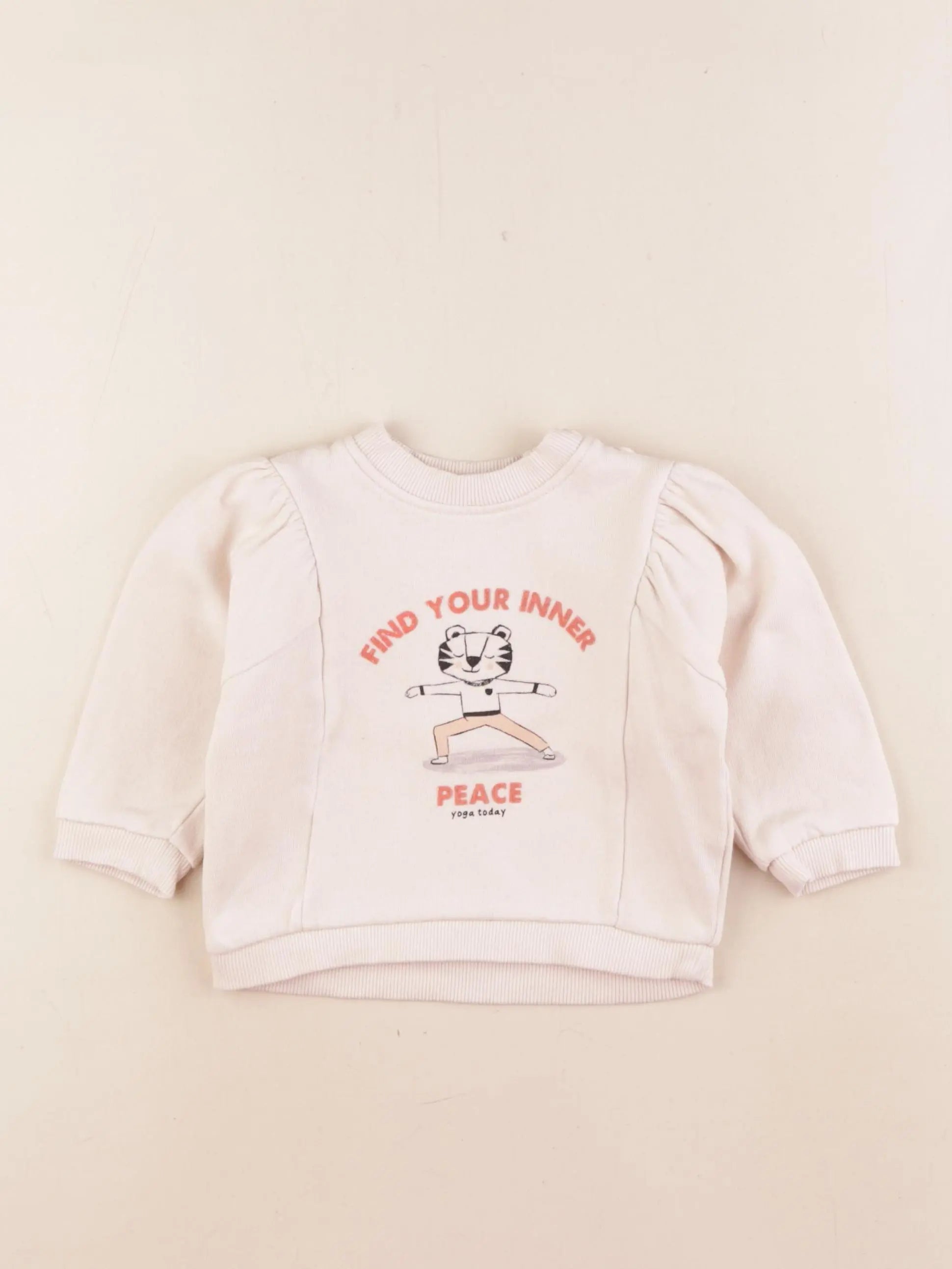 Boutchou - sweat beige - 12 mois