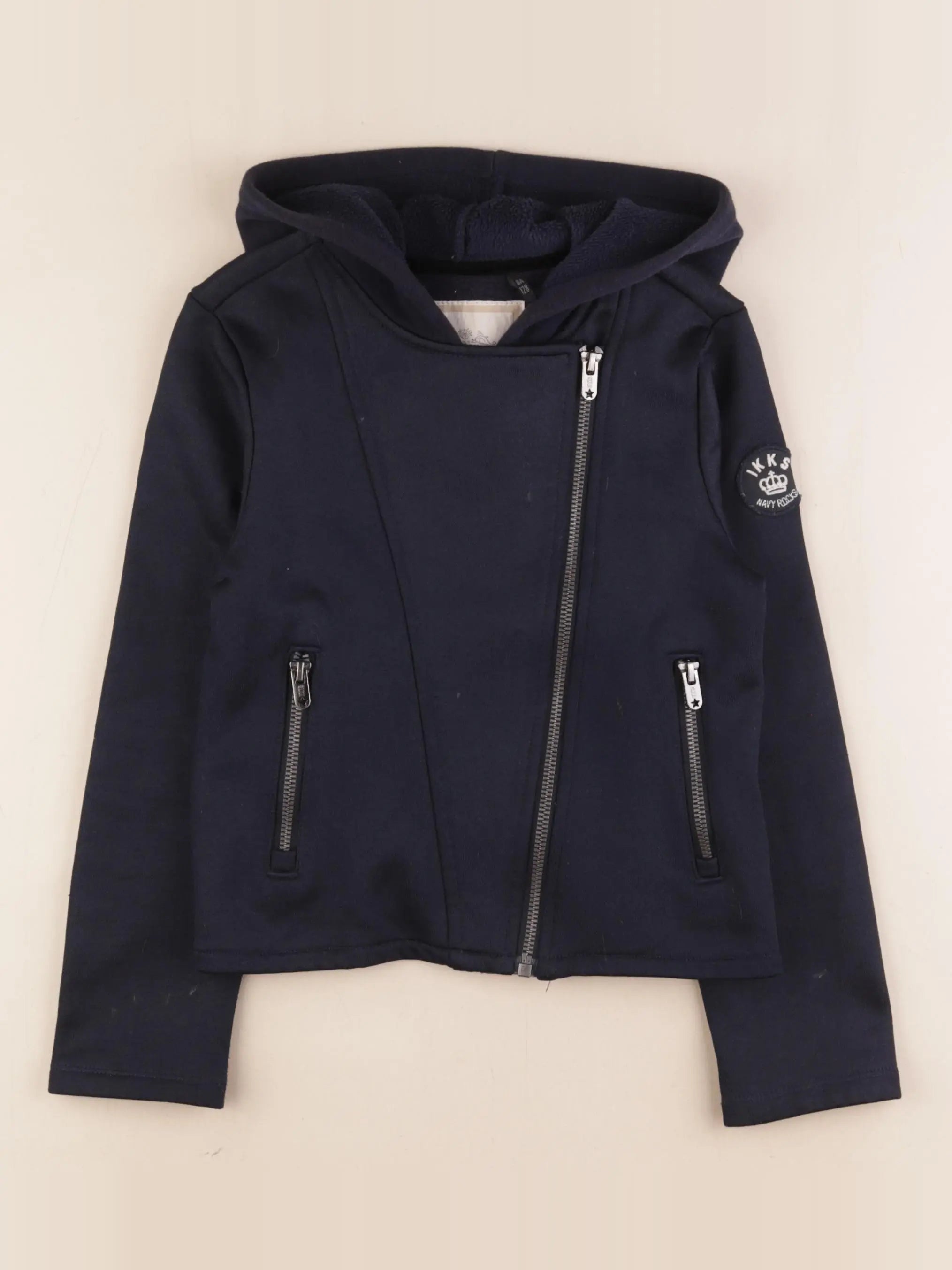 IKKS - veste bleu - 8 ans