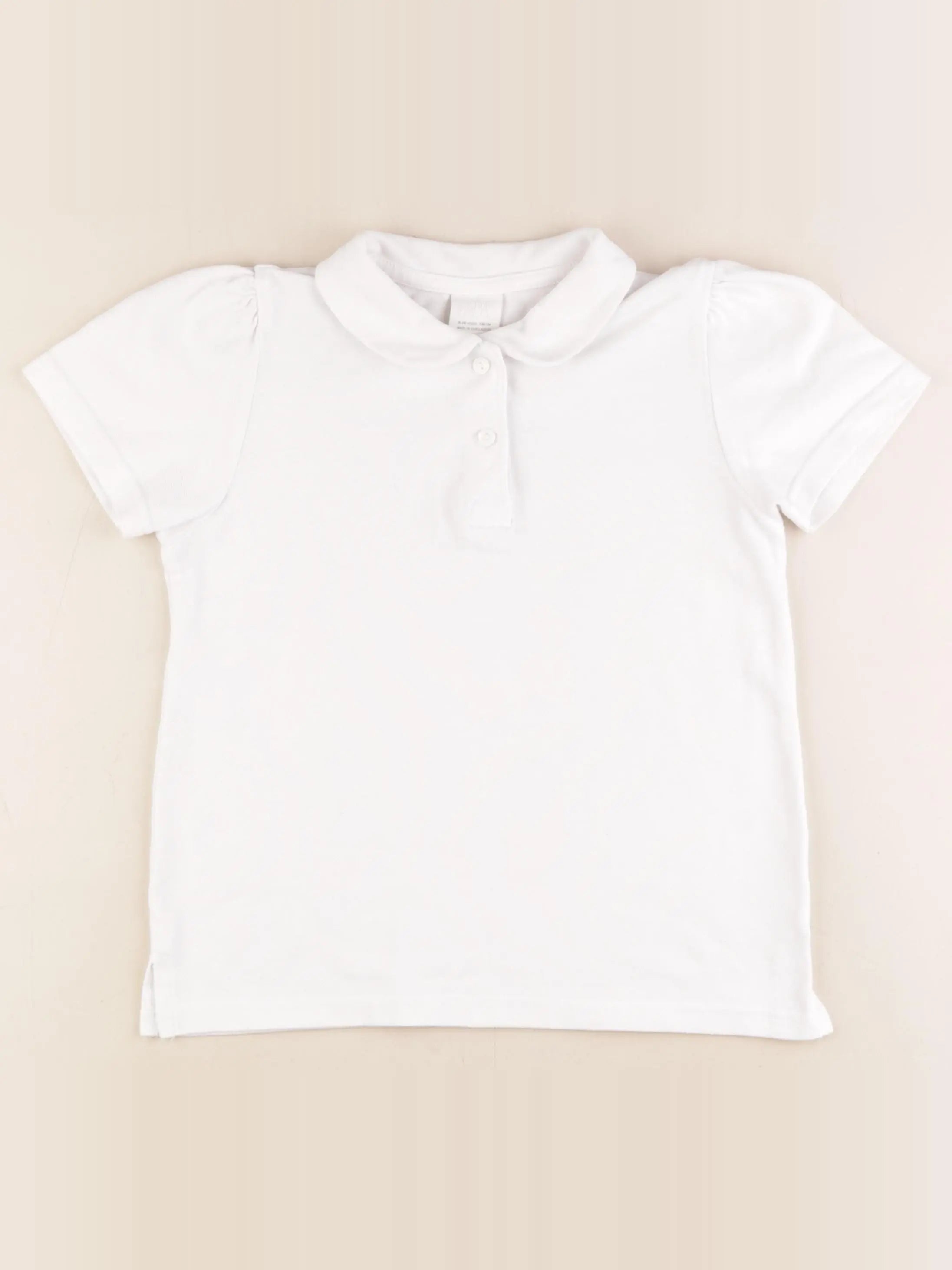 Zara - polo blanc - 9/10 ans