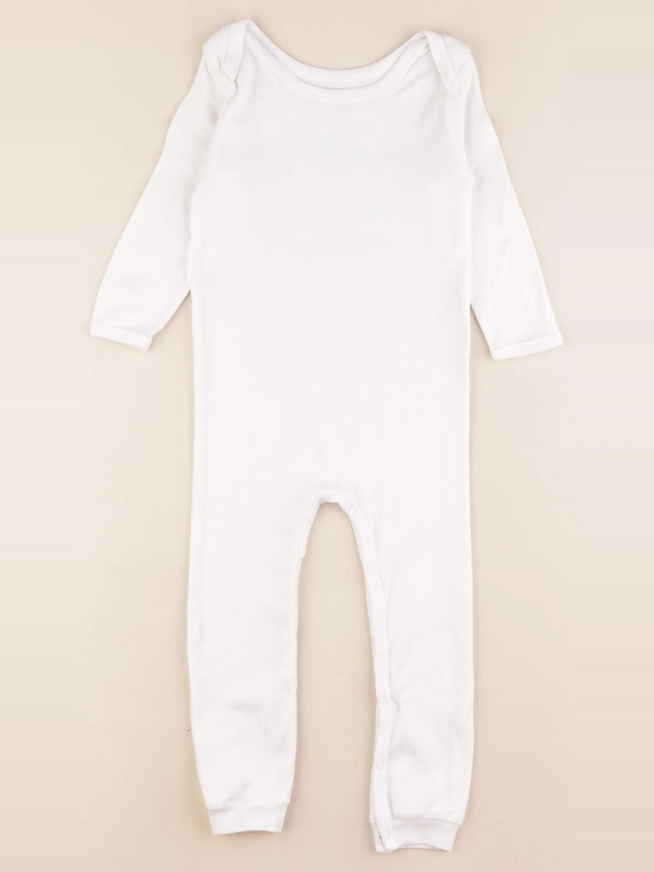 Vertbaudet - pyjama coton blanc - 2 ans