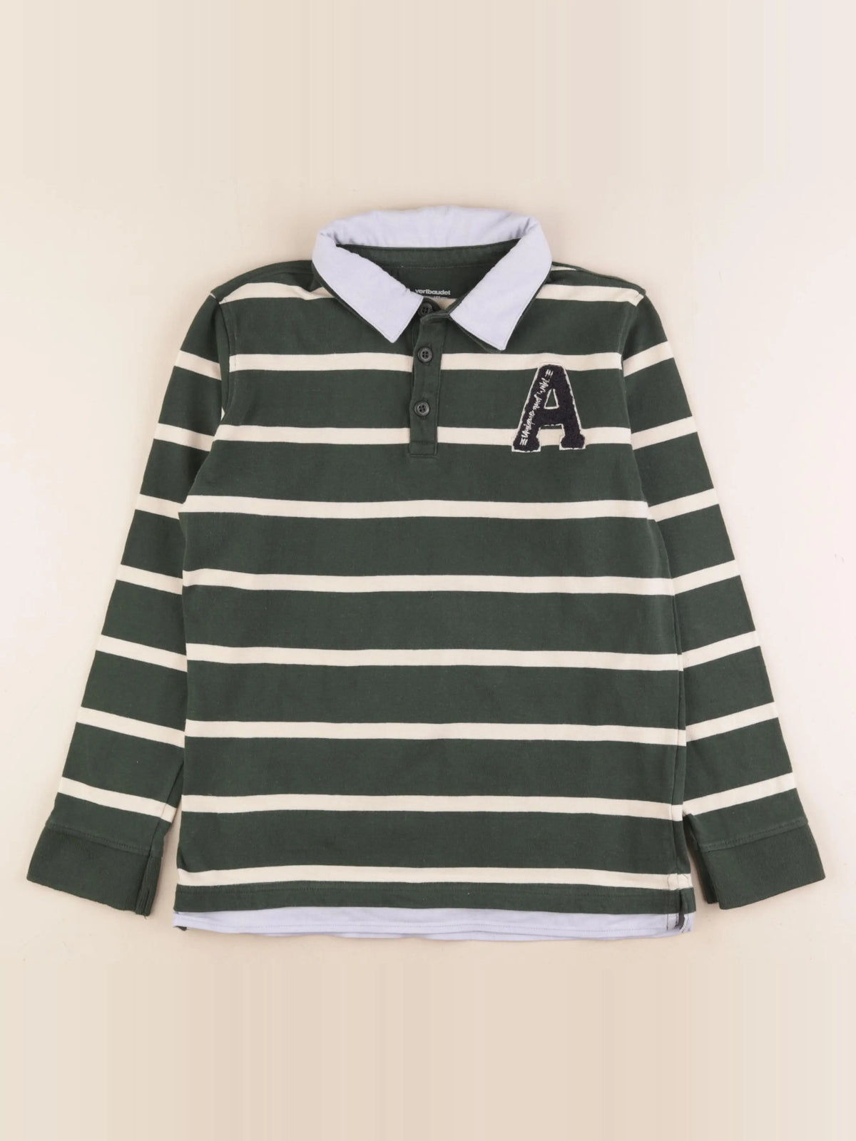 Vertbaudet - polo vert - 12 ans