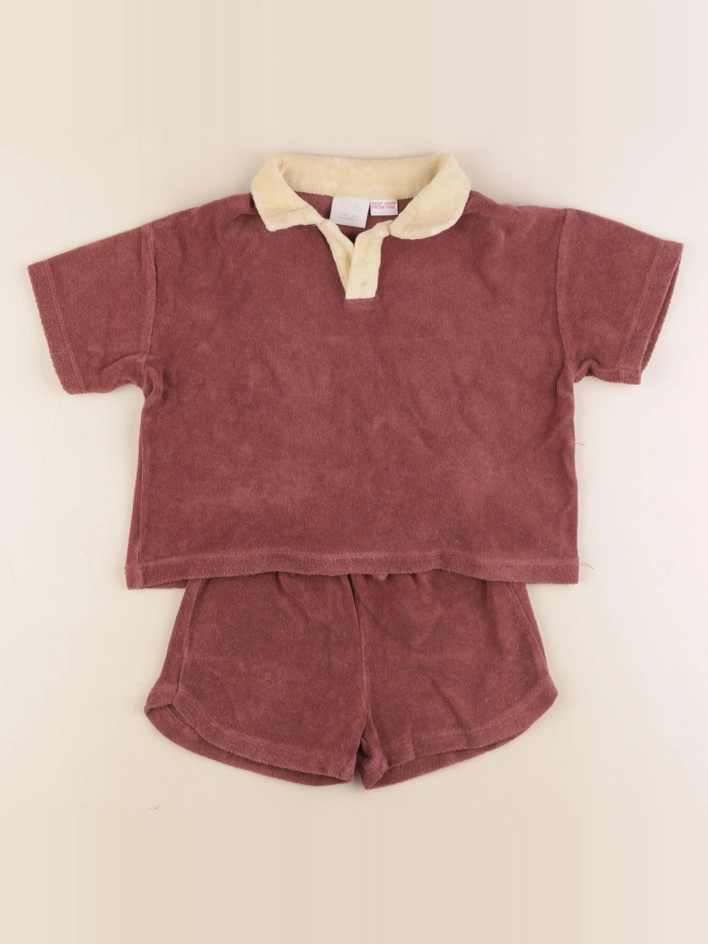 Zara - ensemble marron - 3 ans