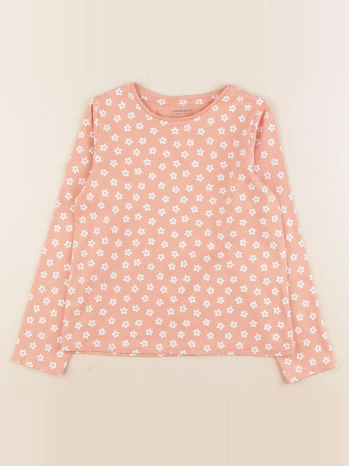 Vertbaudet - tee-shirt rose - 6 ans