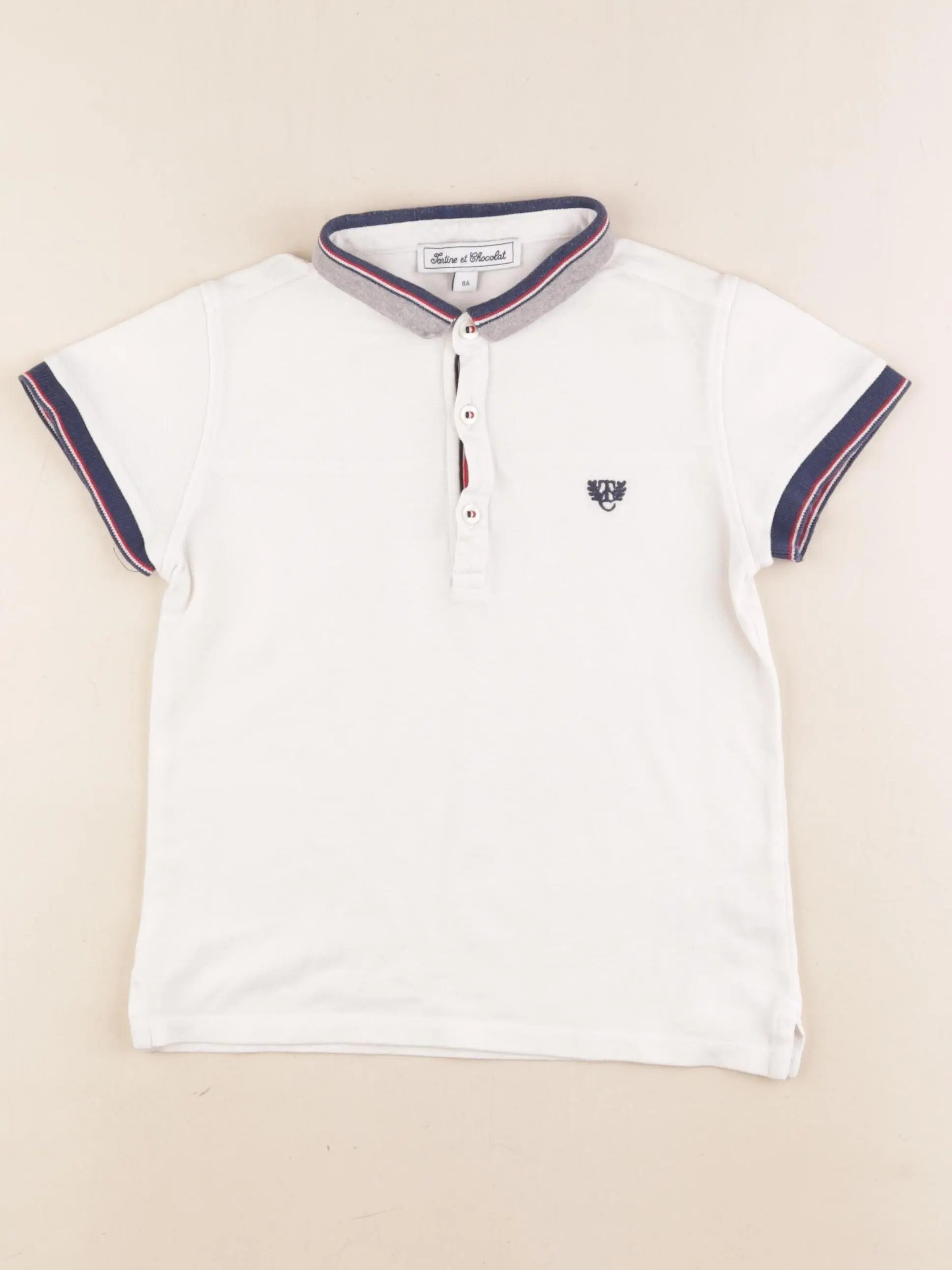 Tartine & Chocolat - polo beige - 8 ans