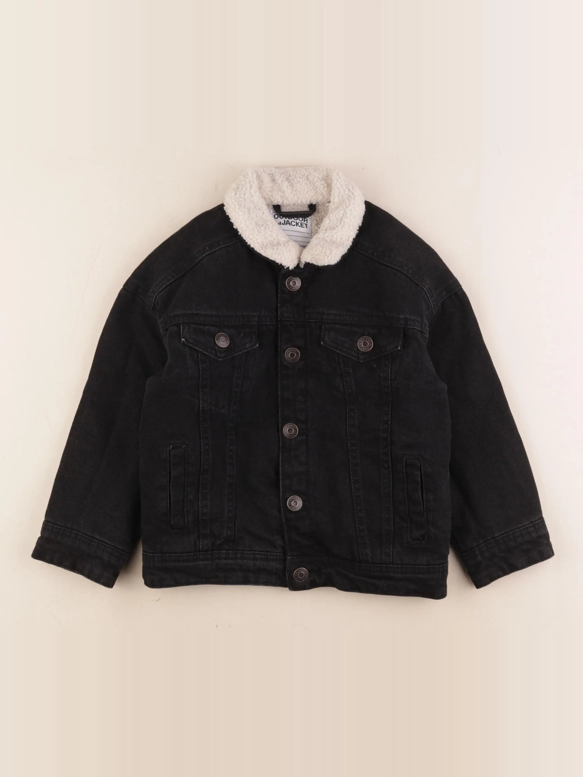 Vertbaudet - veste doublé noir - 5 ans