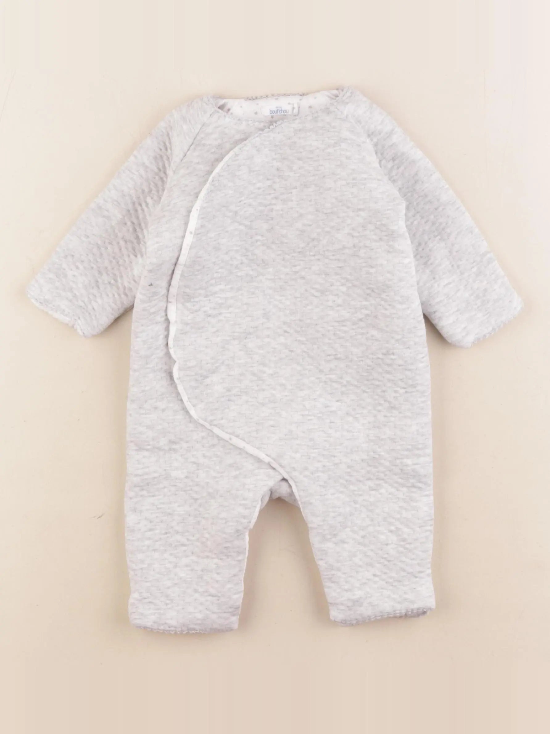 Boutchou - combinaison gris - 3 mois