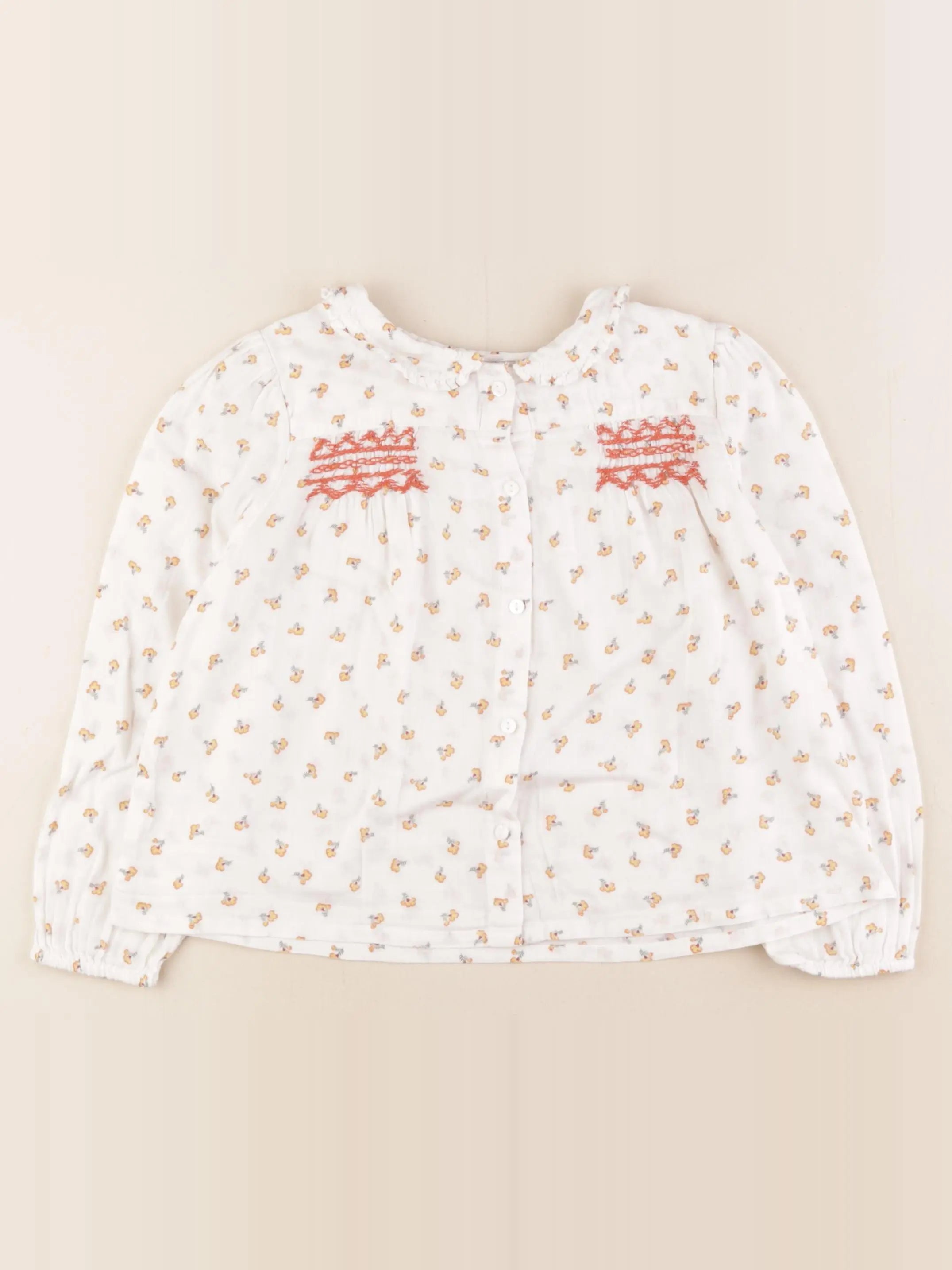 Cyrillus - blouse beige - 6 ans