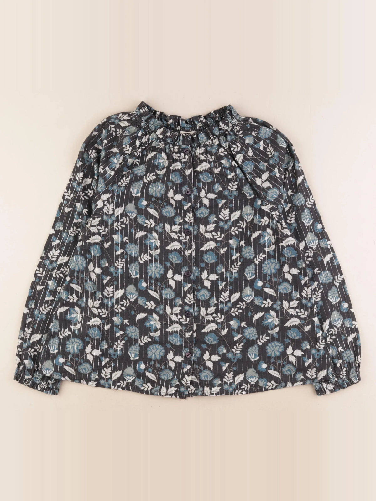 Bonton - blouse bleu - 10 ans