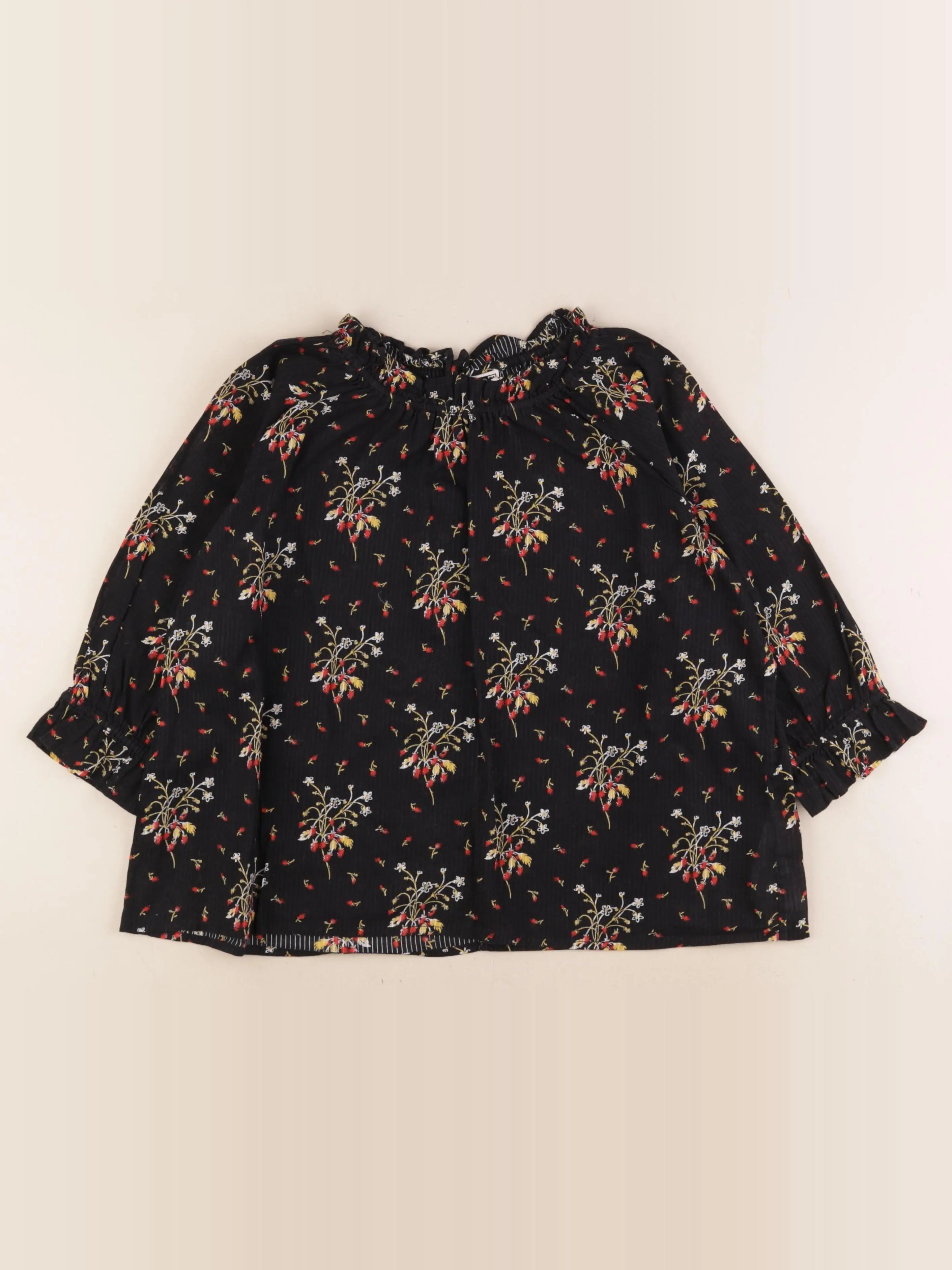 Bonton - blouse noir - 10 ans