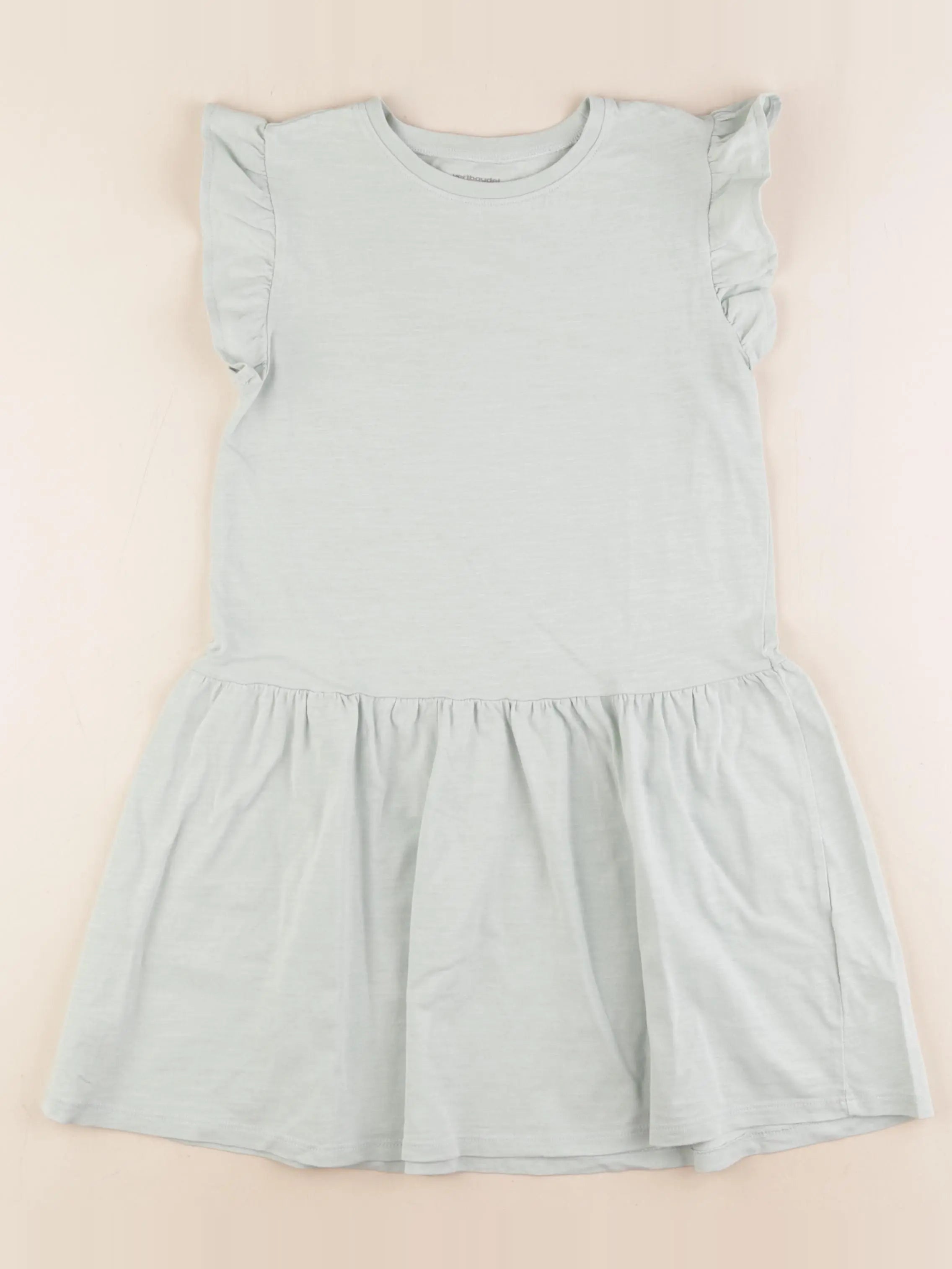 Vertbaudet - robe vert - 8 ans