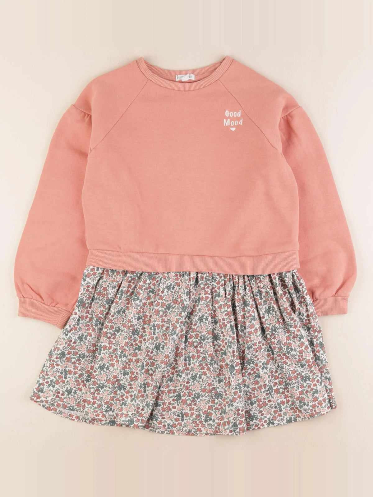 Vertbaudet - robe rose - 8 ans