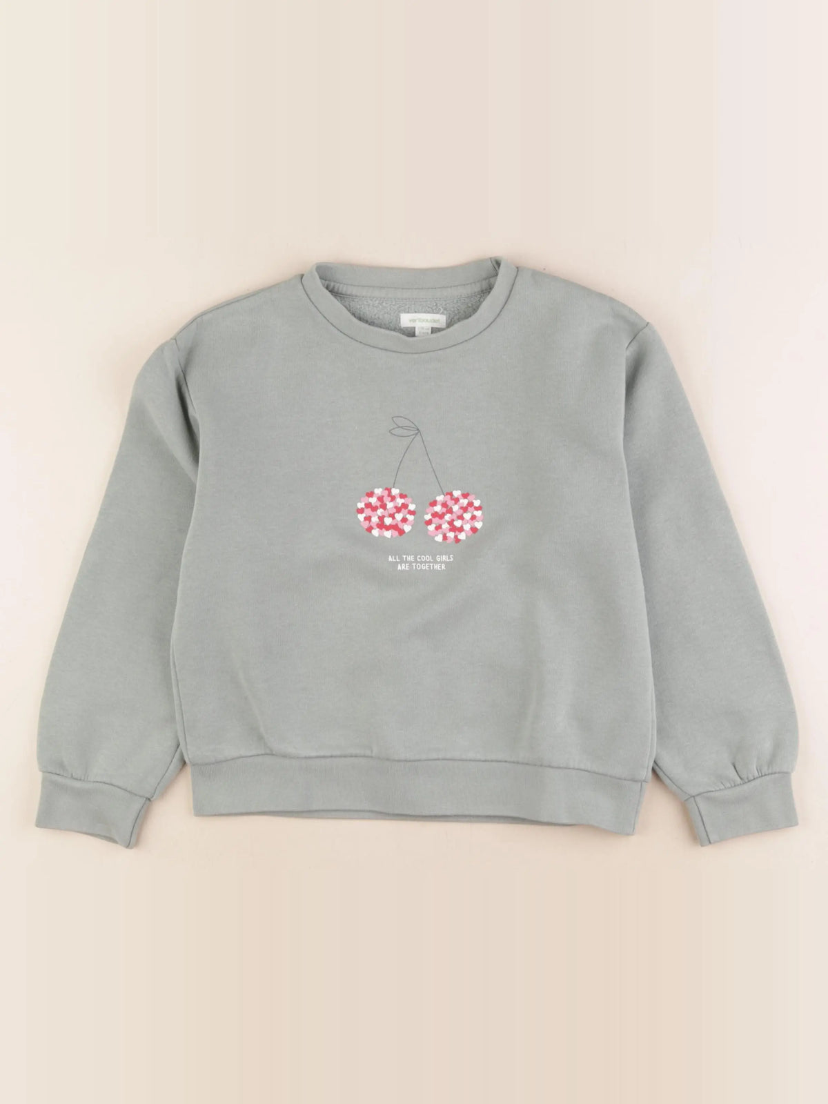 Vertbaudet - sweat bleu - 8 ans