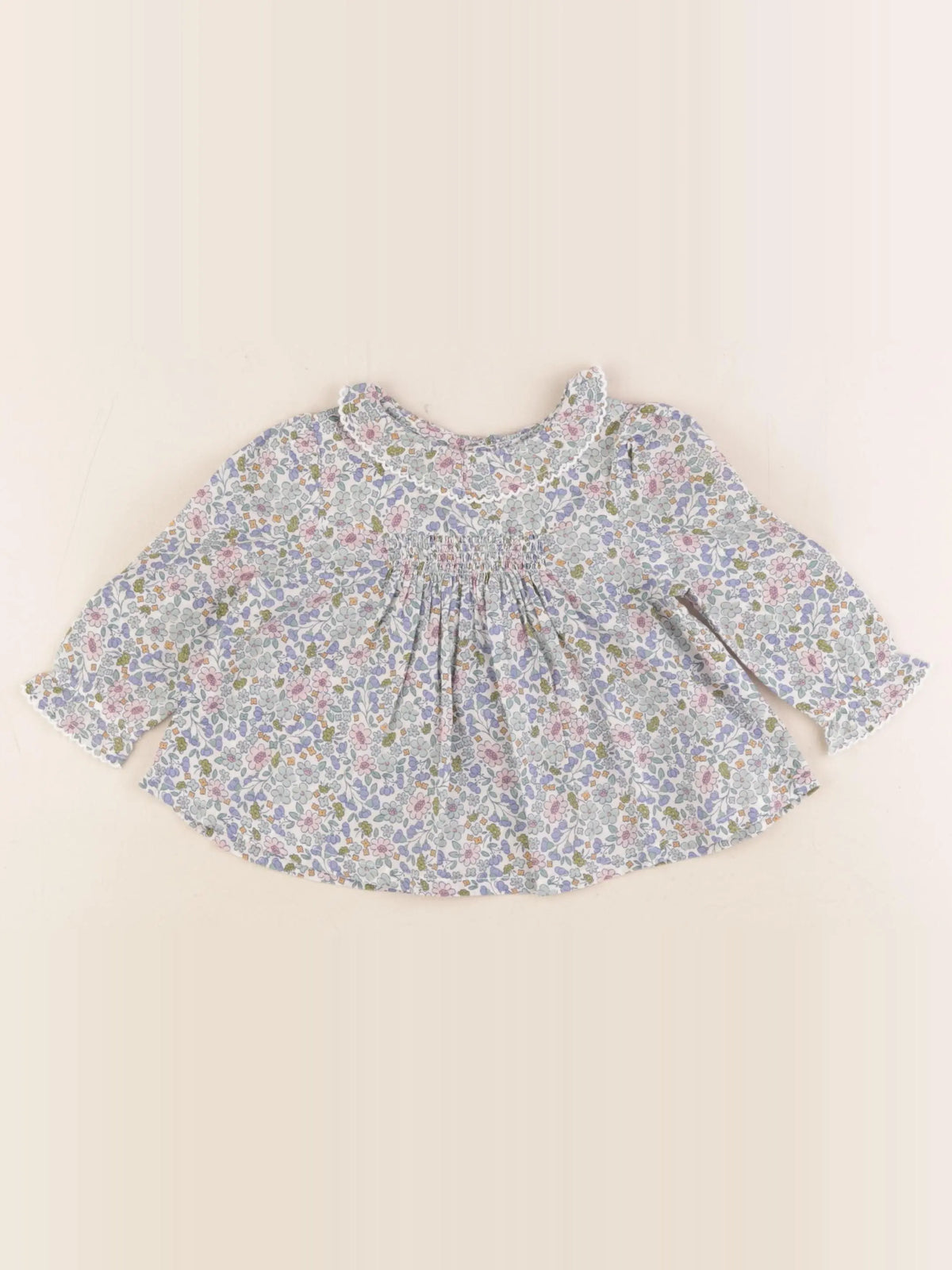 Boutchou - blouse multicolore - 6 mois