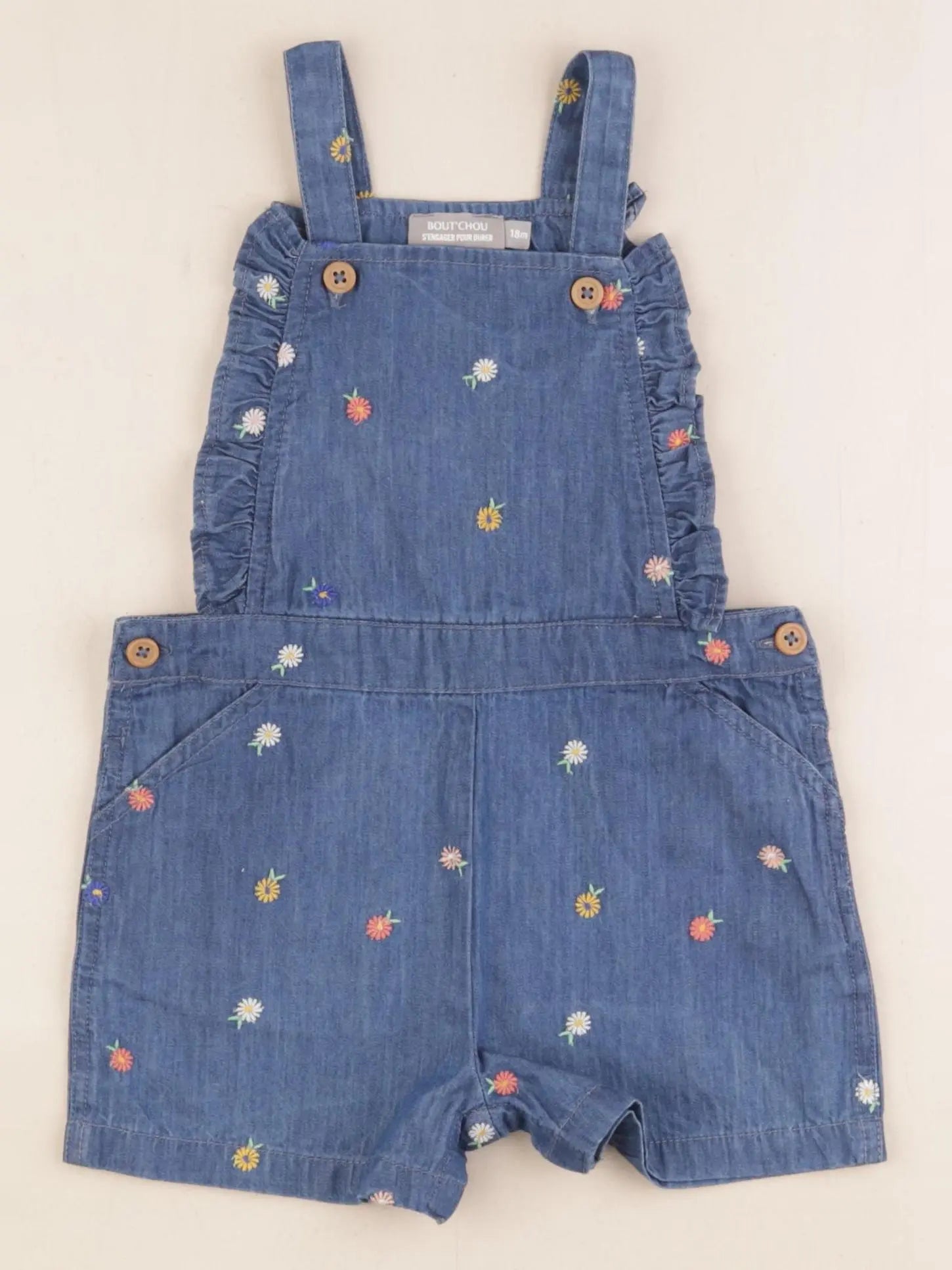 Boutchou - combinaison bleu - 18 mois