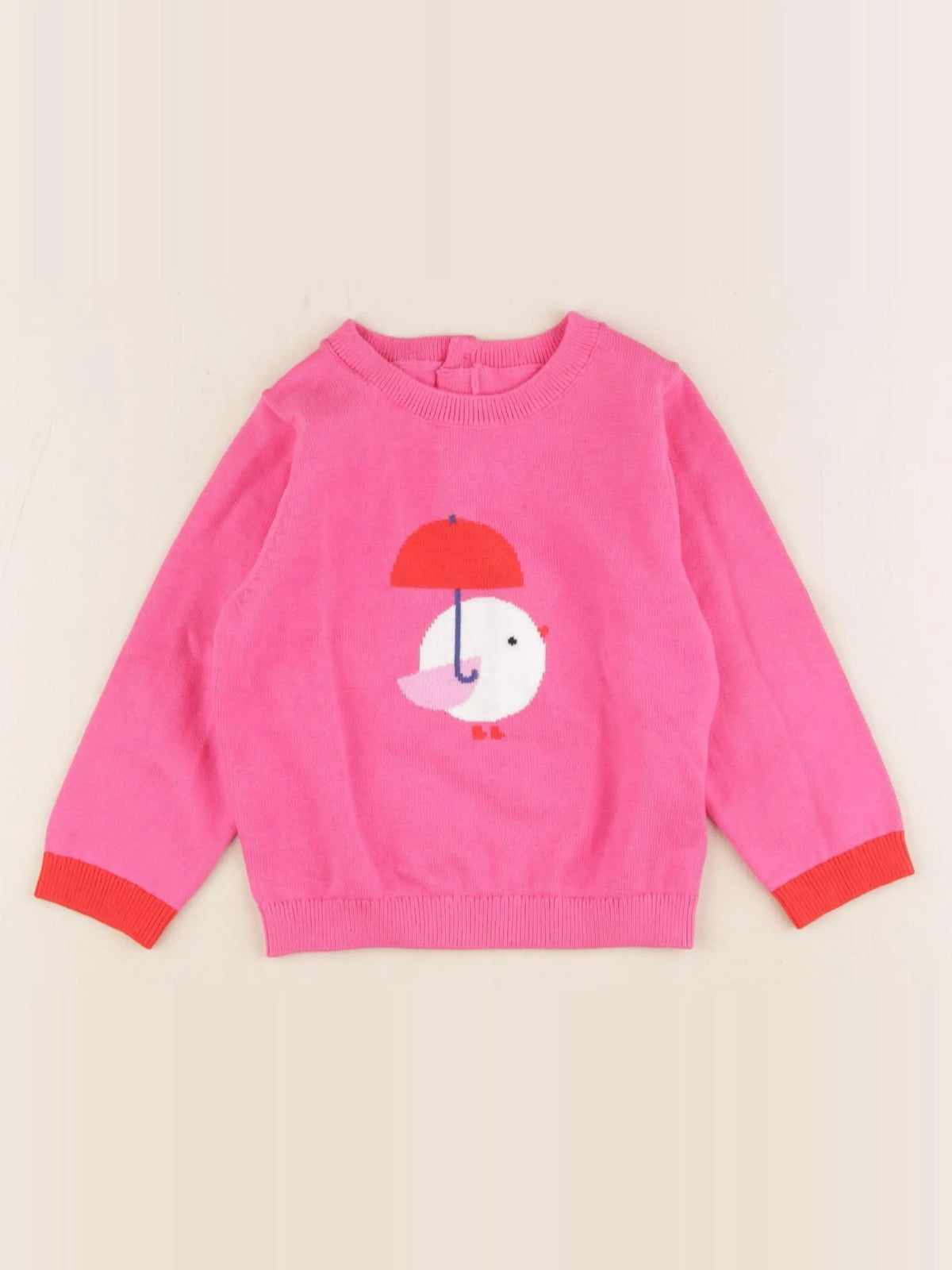 Jacadi - pull rose - 18 mois