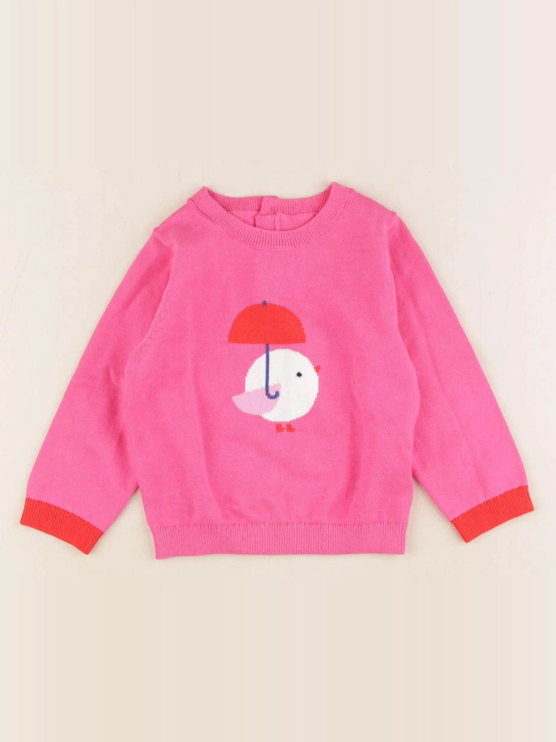 Jacadi - pull rose - 18 mois