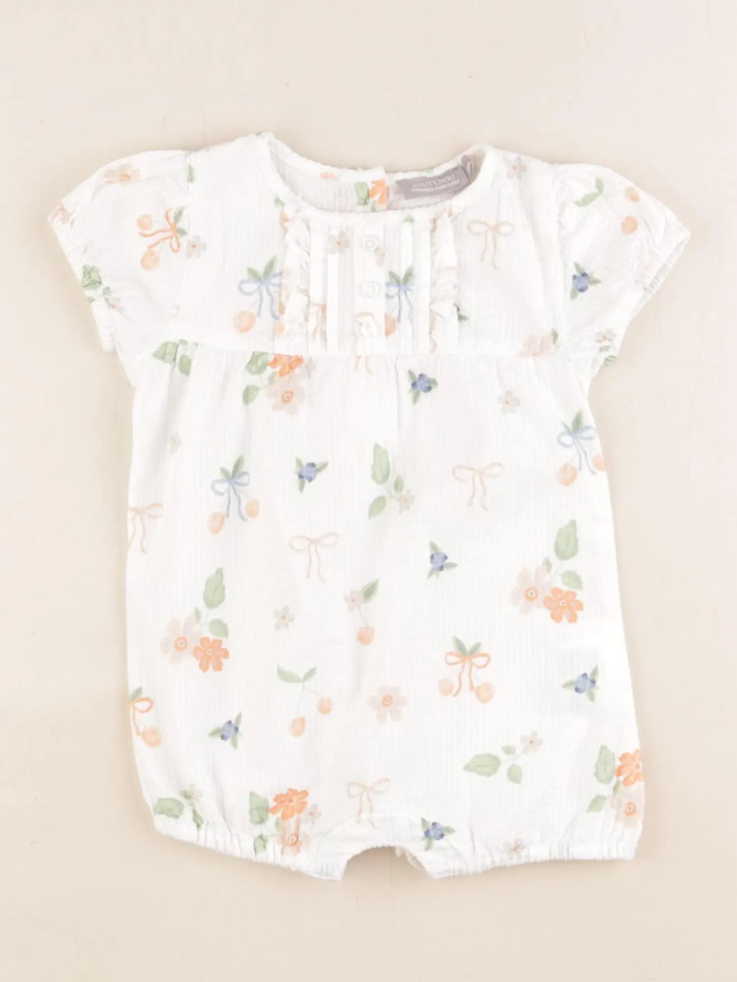 Boutchou - combinaison blanc - 6 mois