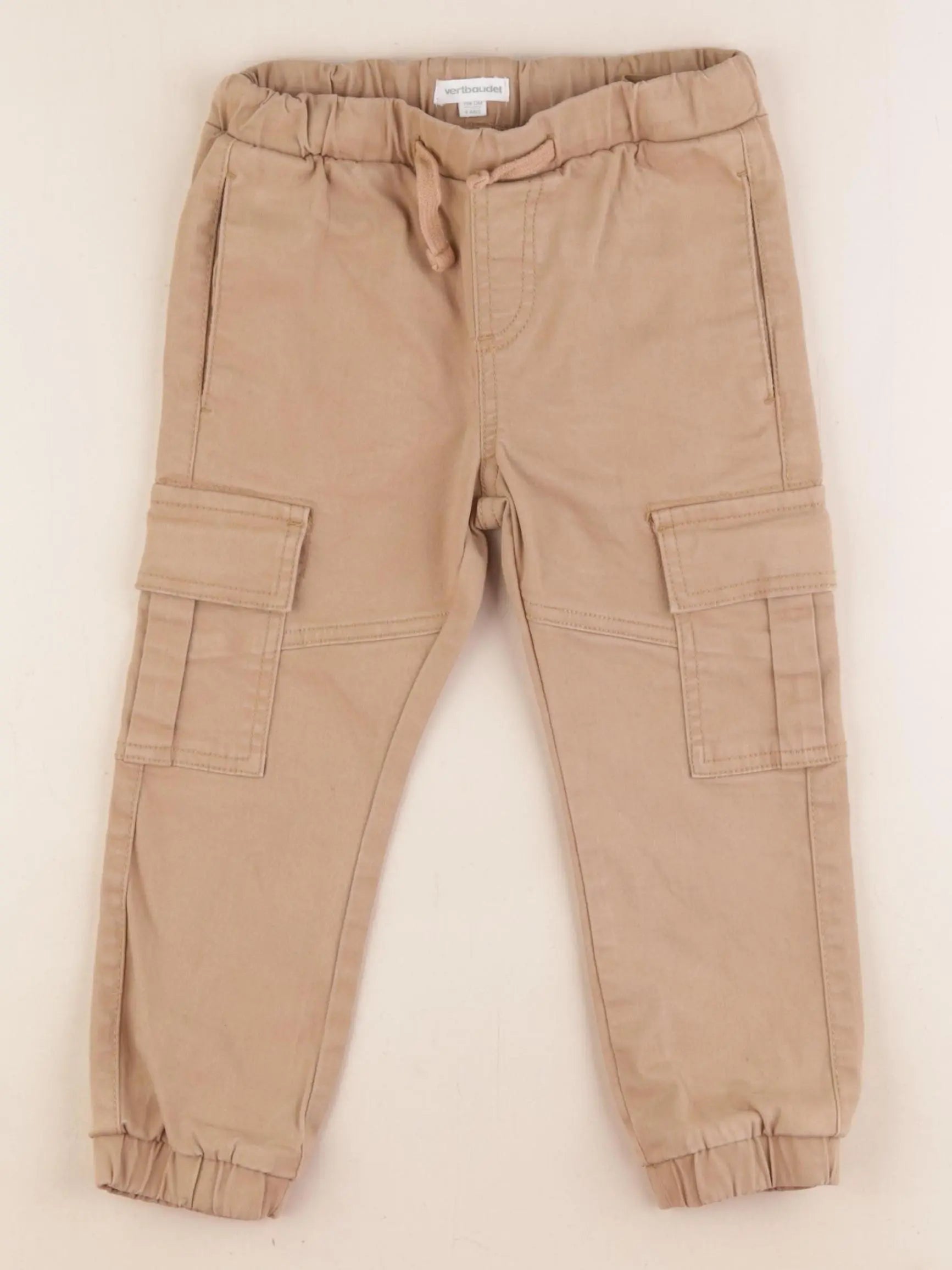 Vertbaudet - pantalon marron - 4 ans