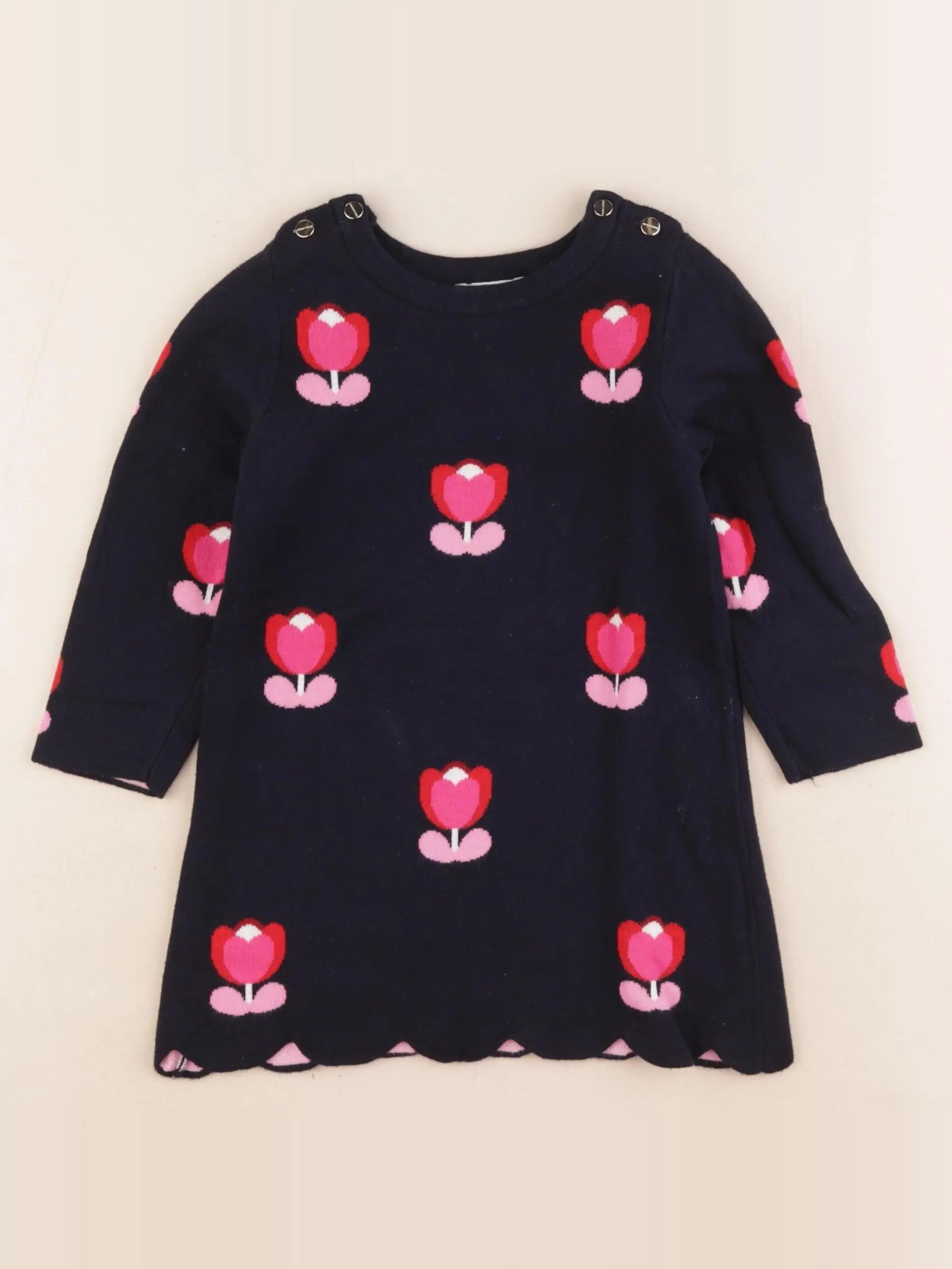 Jacadi - robe bleu - 2 ans