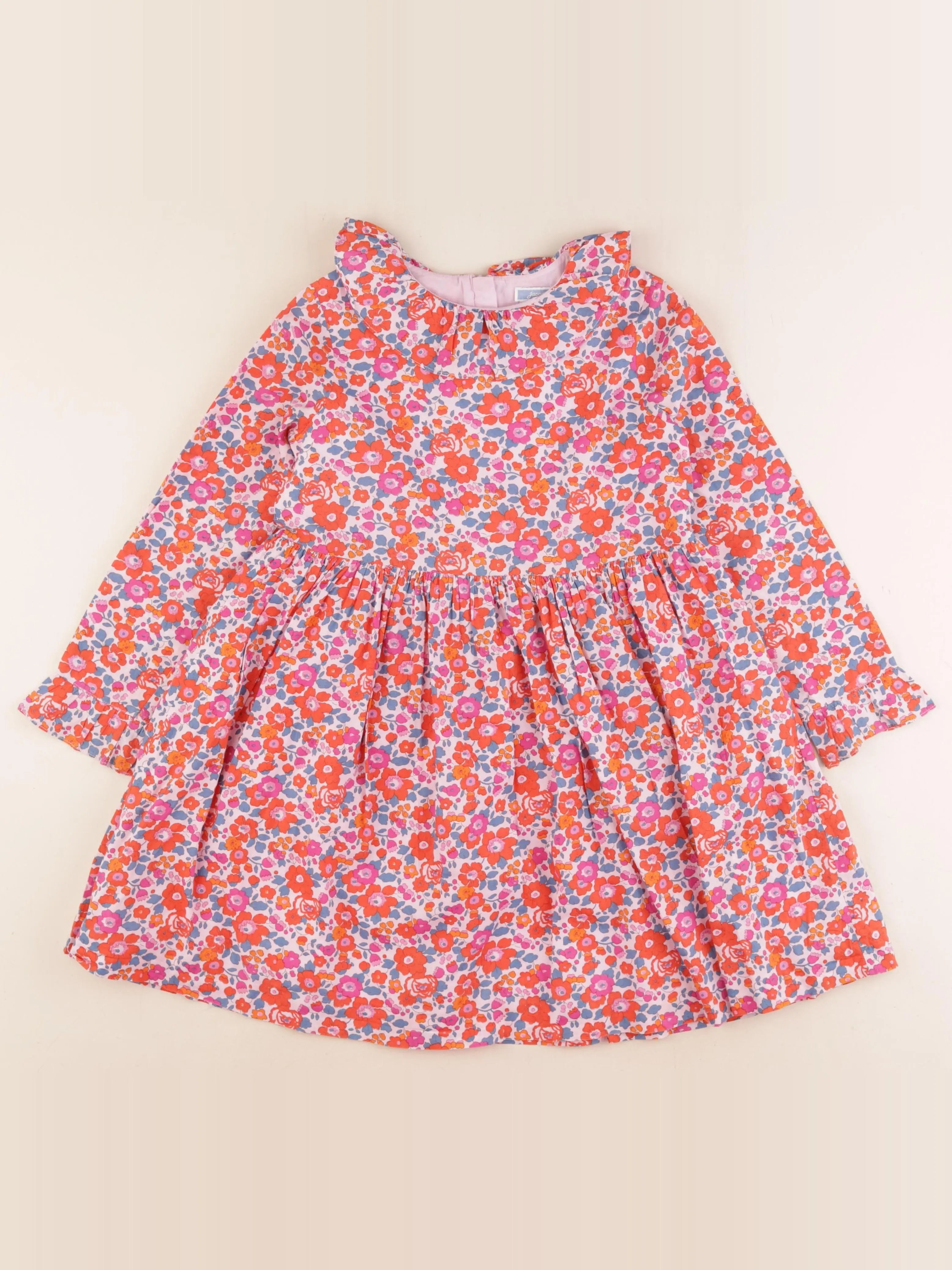 Jacadi - robe liberty multicolore - 8 ans
